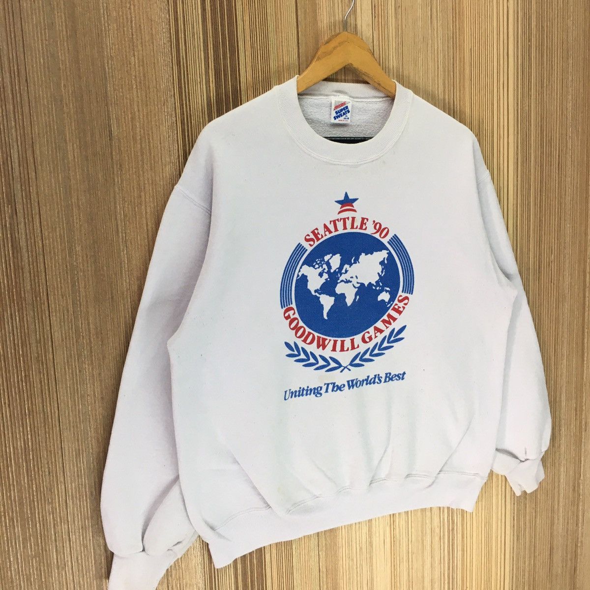 Jerzees × Vintage Vintage Seattle 90s Goodwill Games Sweatshirt Size US M / EU 48-50 / 2 - 5 Thumbnail