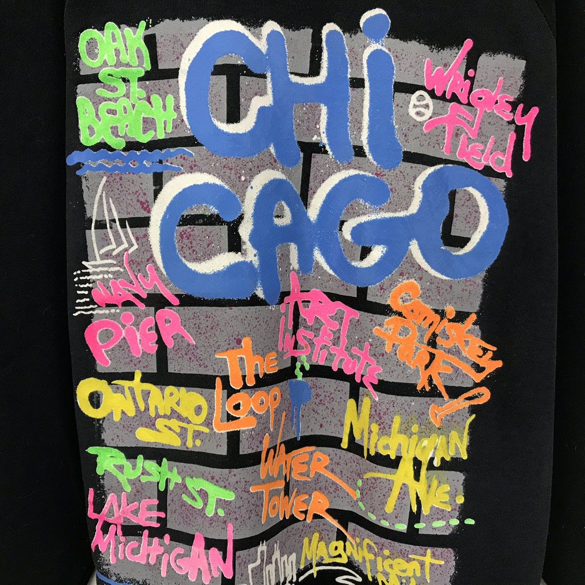 Vintage Vintage Chicago Sweatshirt Crewneck Pullover Jumper Size US L / EU 52-54 / 3 - 3 Thumbnail