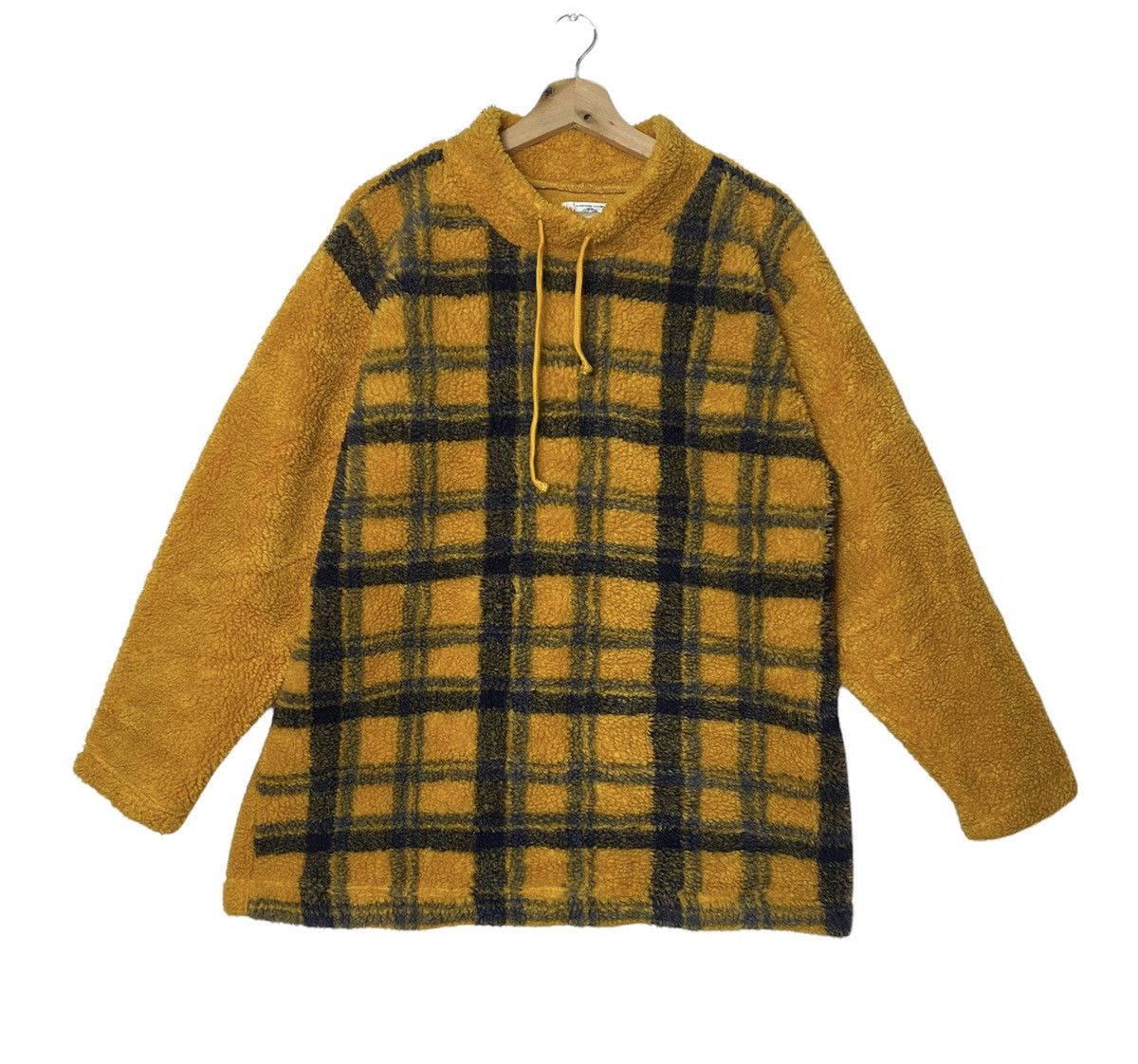 Japanese Brand OFFER 🔥 Vintage Checkered Fleece Sweatshirt By Bel Sun Size US M / EU 48-50 / 2 - 1 Thumbnail