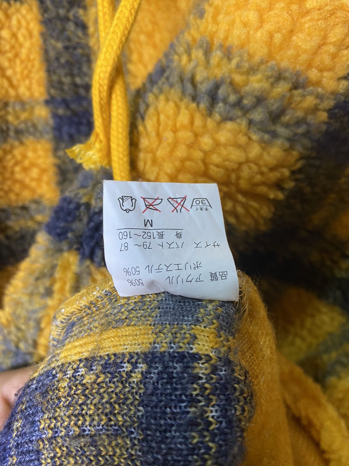 Japanese Brand OFFER 🔥 Vintage Checkered Fleece Sweatshirt By Bel Sun Size US M / EU 48-50 / 2 - 4 Thumbnail