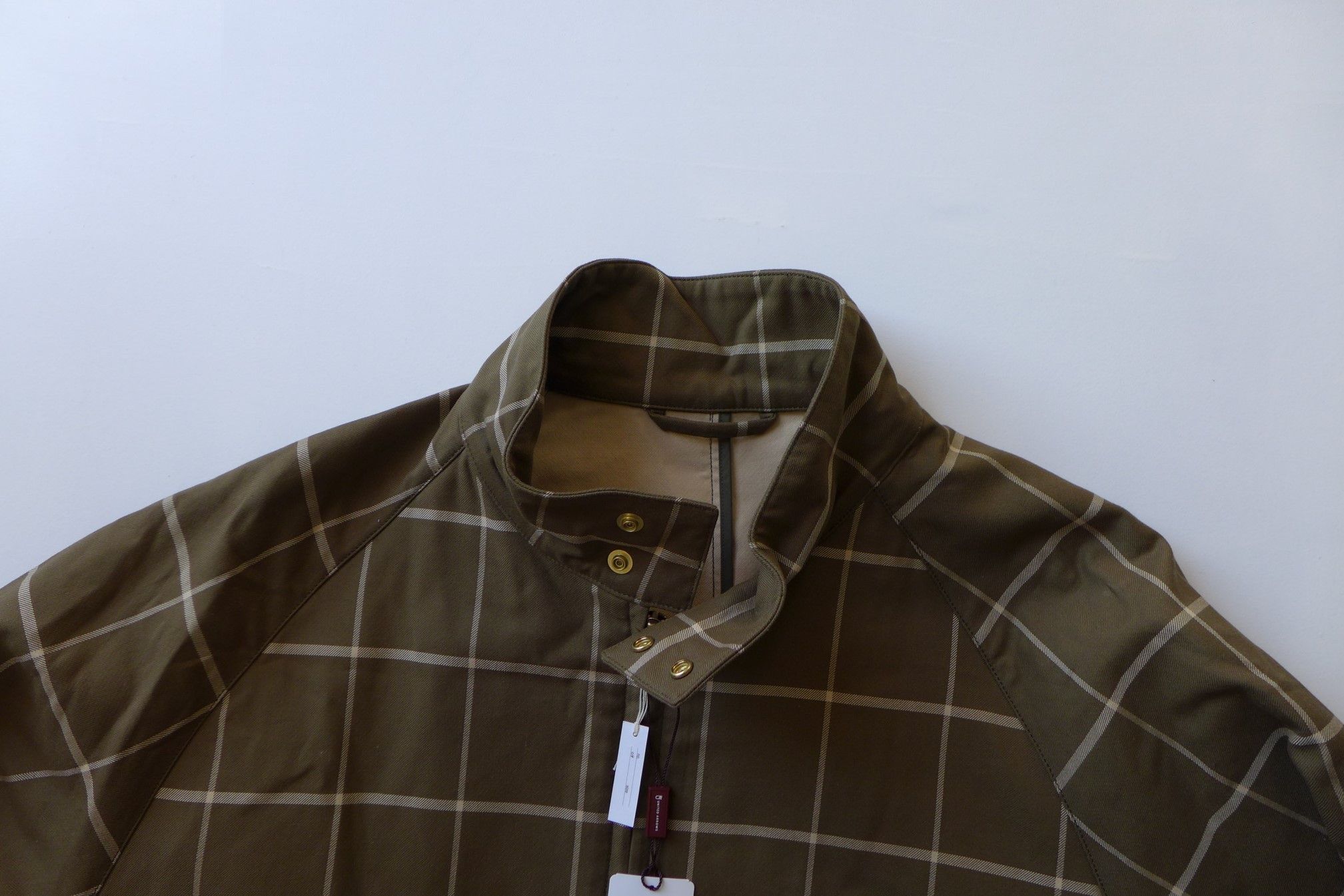 Camoshita Camoshita Jacket - Green & White Check Cotton Size US XXL / EU 58 / 5 - 5 Thumbnail