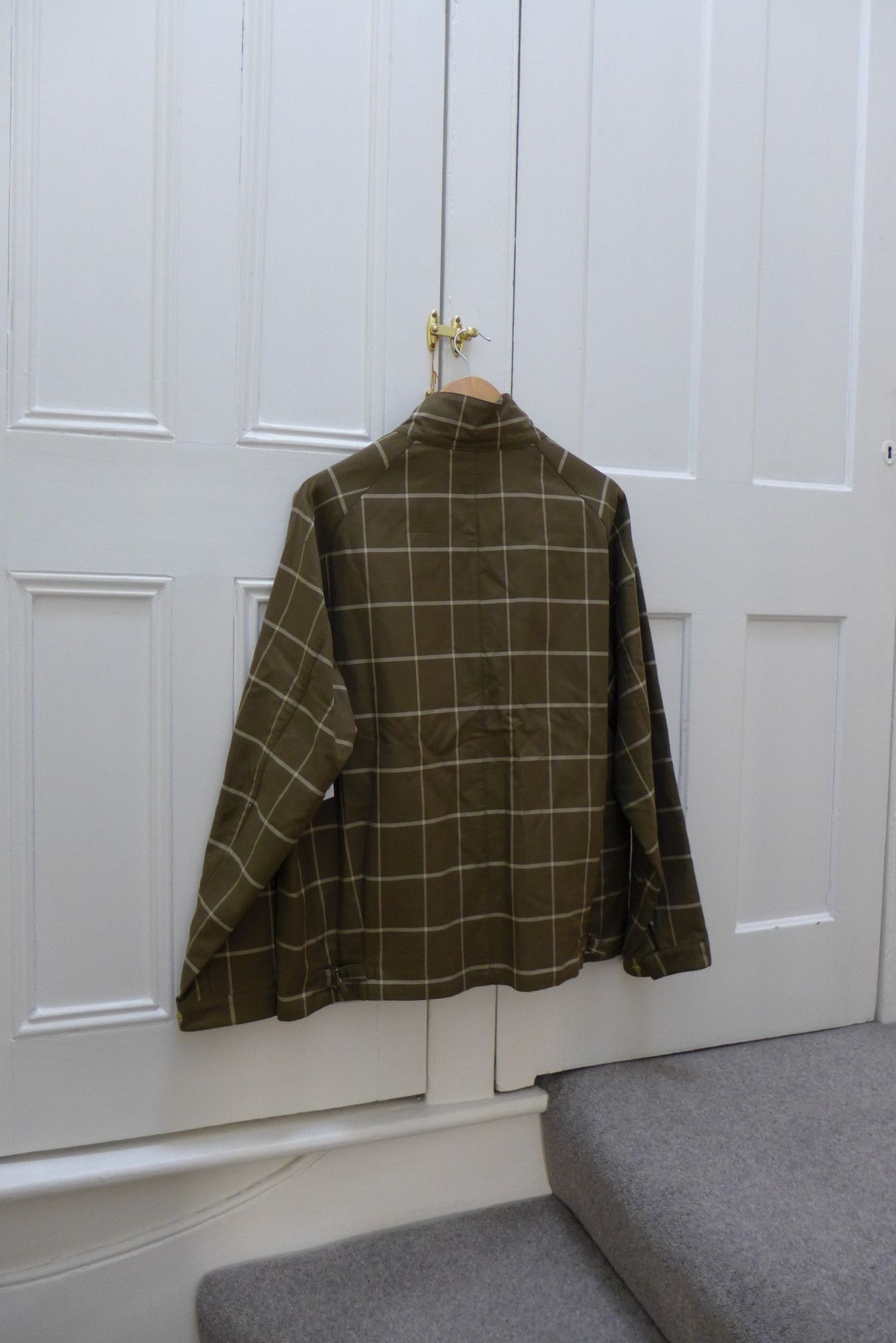 Camoshita Camoshita Jacket - Green & White Check Cotton Size US XL / EU 56 / 4 - 2 Thumbnail