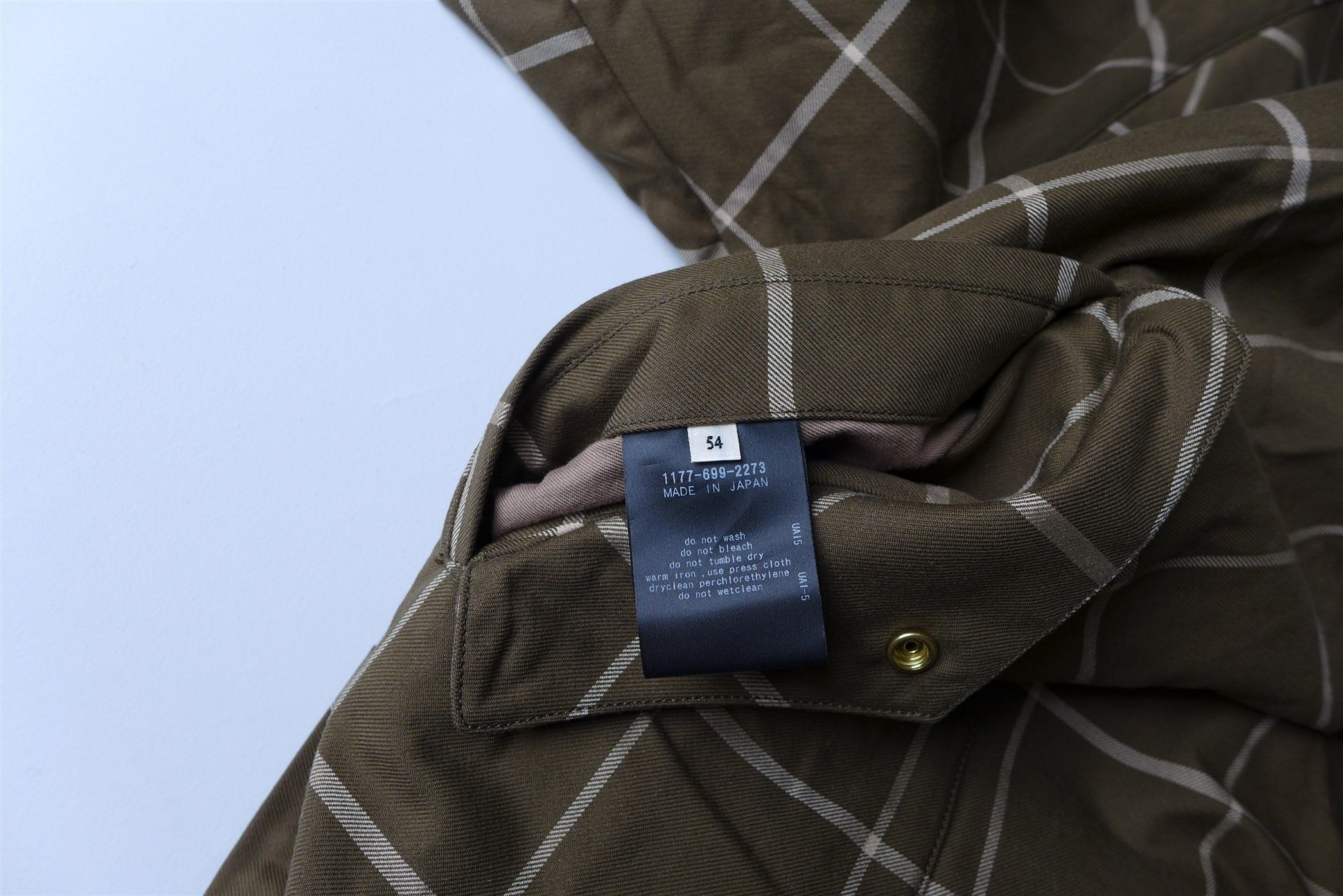 Camoshita Camoshita Jacket - Green & White Check Cotton Size US XL / EU 56 / 4 - 13 Thumbnail