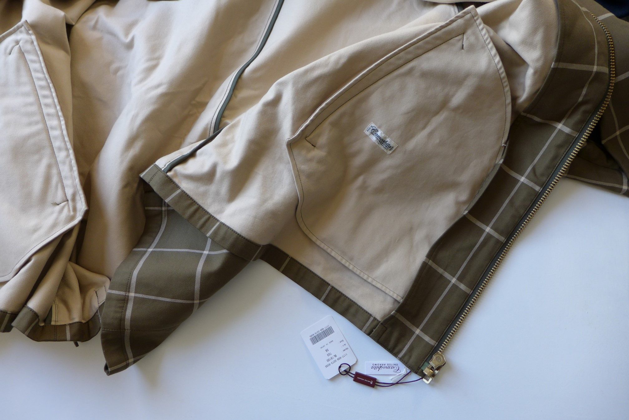 Camoshita Camoshita Jacket - Green & White Check Cotton Size US XL / EU 56 / 4 - 9 Thumbnail