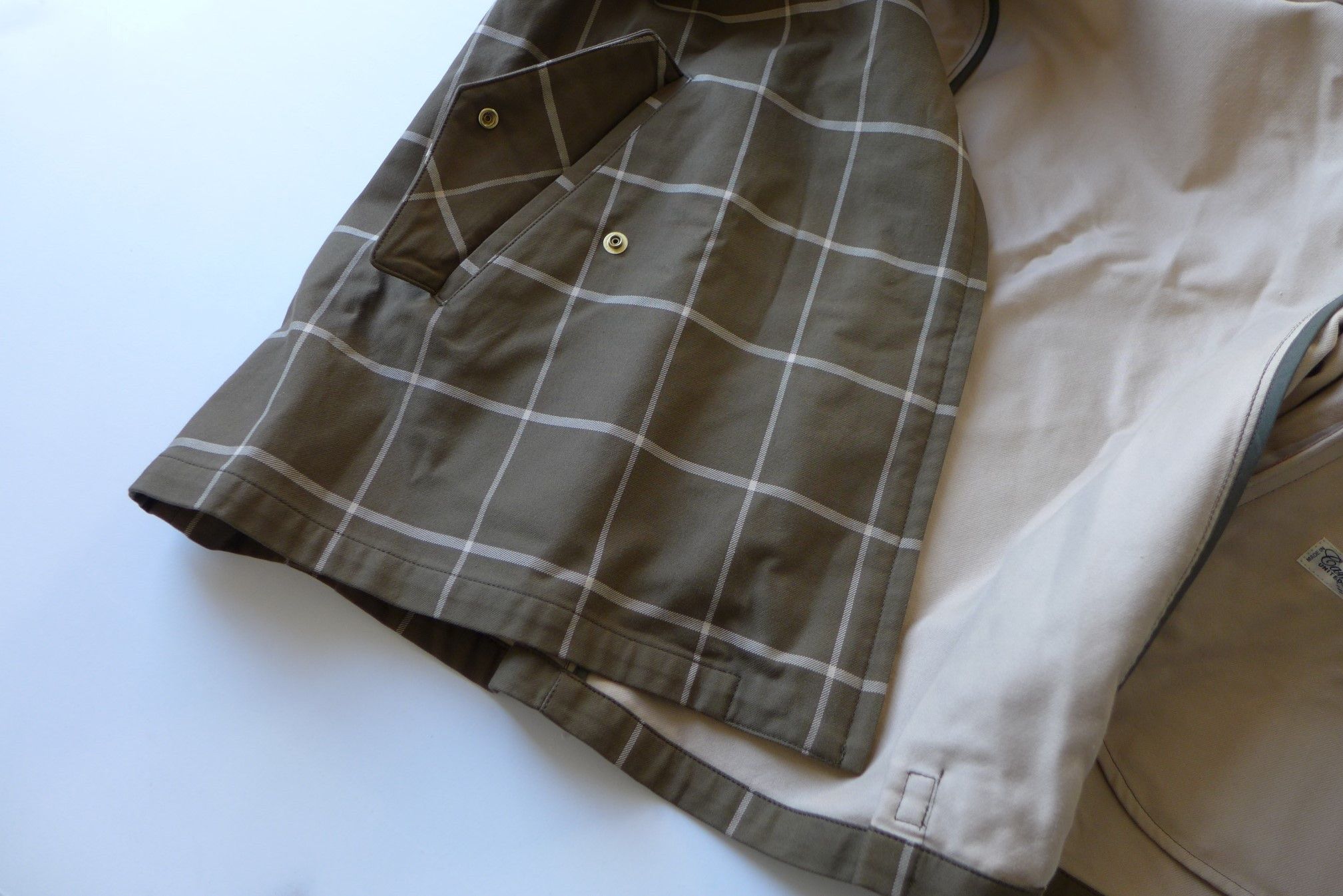 Camoshita Camoshita Jacket - Green & White Check Cotton Size US XL / EU 56 / 4 - 8 Thumbnail