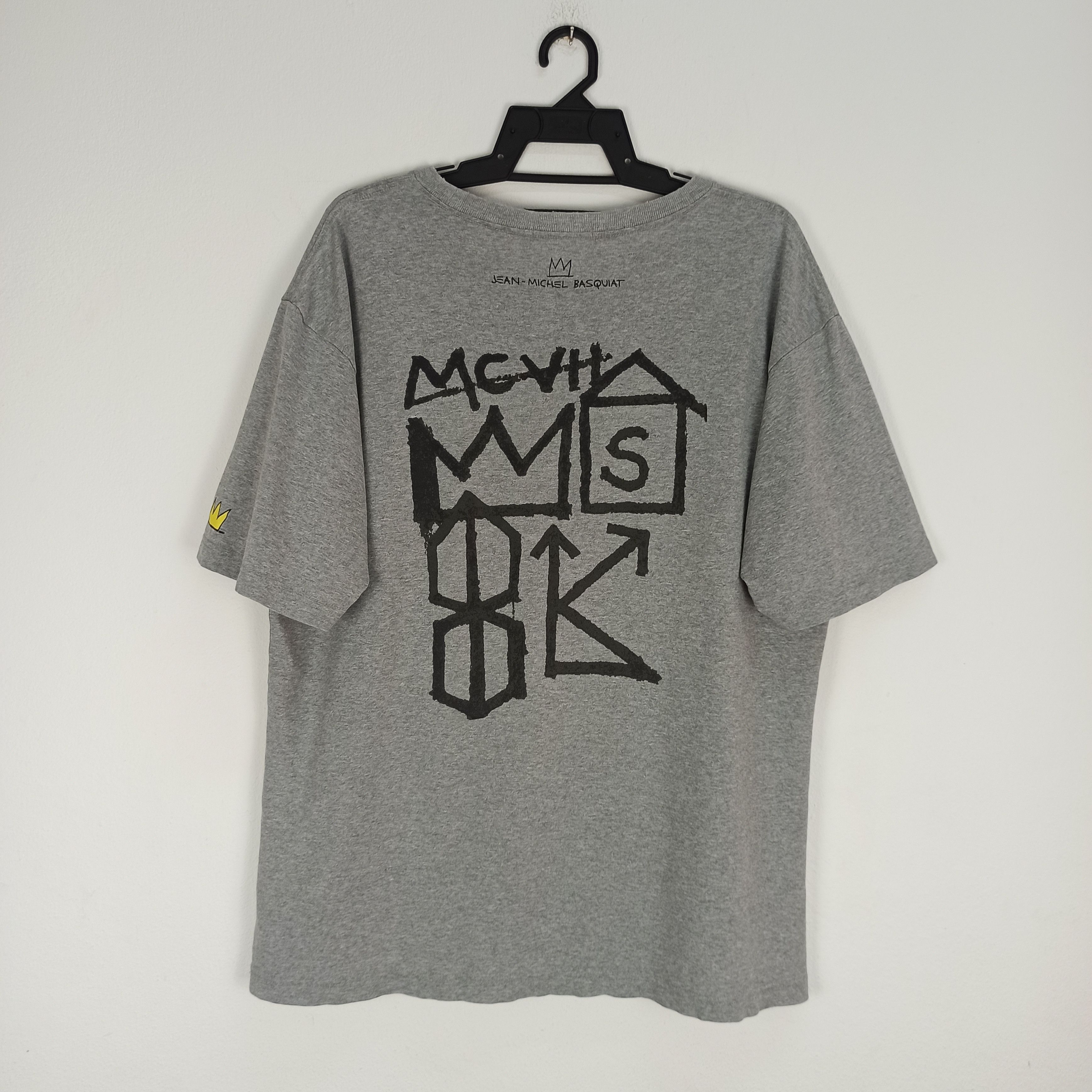 Jean-Michel Basquiat Rare🔥 Jean Michel Basquiat T-shirt Art Design Size US XL / EU 56 / 4 - 4 Thumbnail