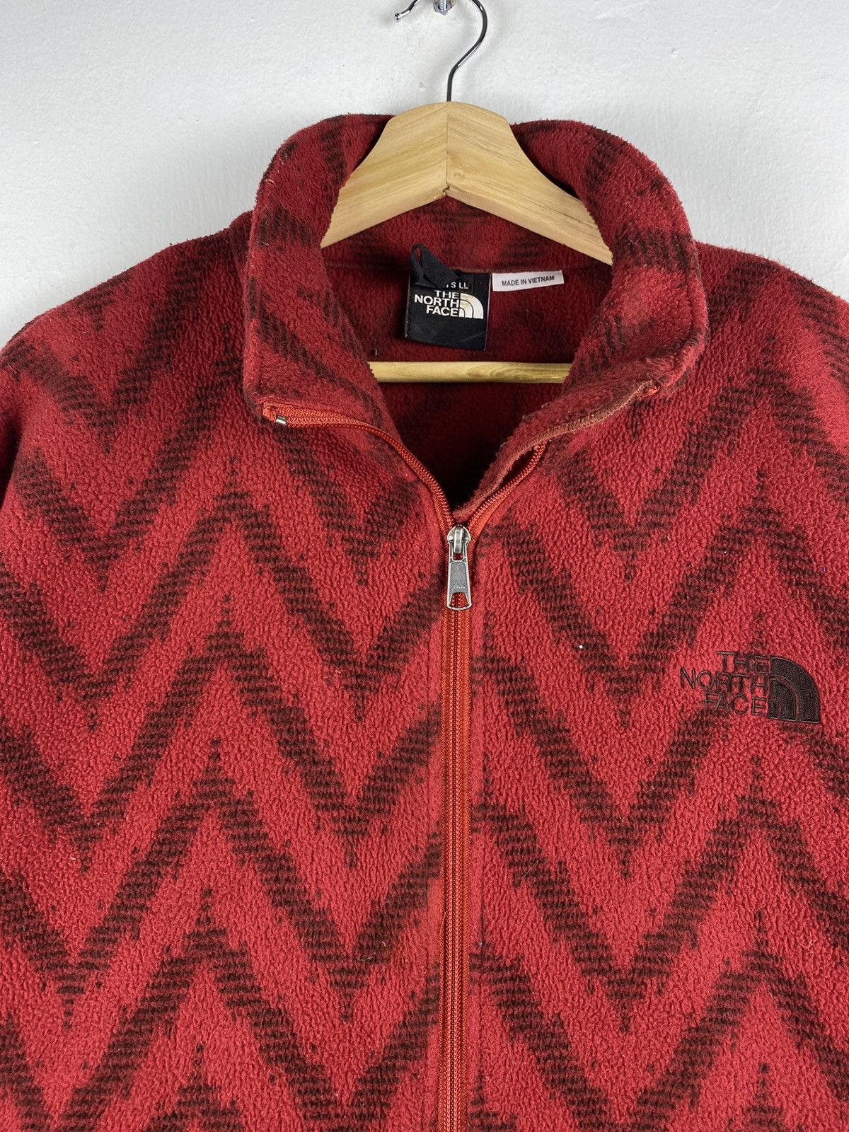 The North Face Vintage The North Face TNF Fleece Sweater Zip Up Jacket Size US L / EU 52-54 / 3 - 3 Thumbnail
