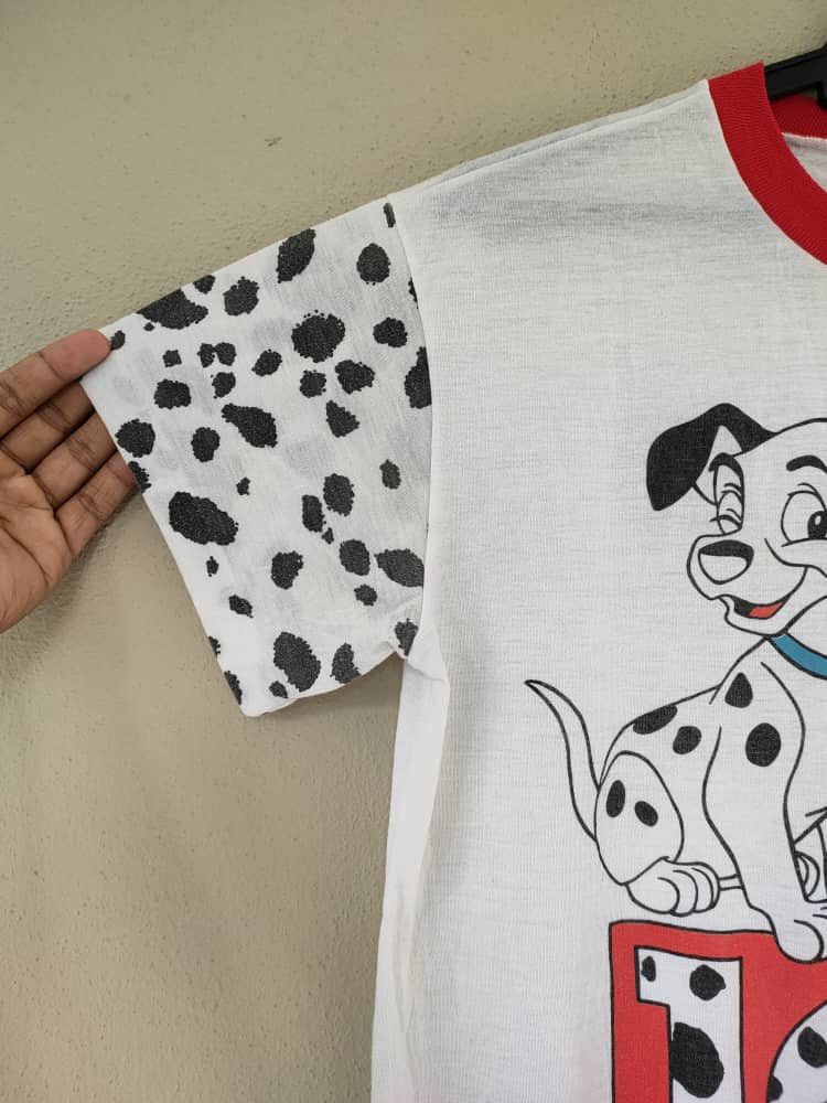 Disney 80s Vintage Single Stitch 101 Dalmatians Size M / US 6-8 / IT 42-44 - 4 Thumbnail