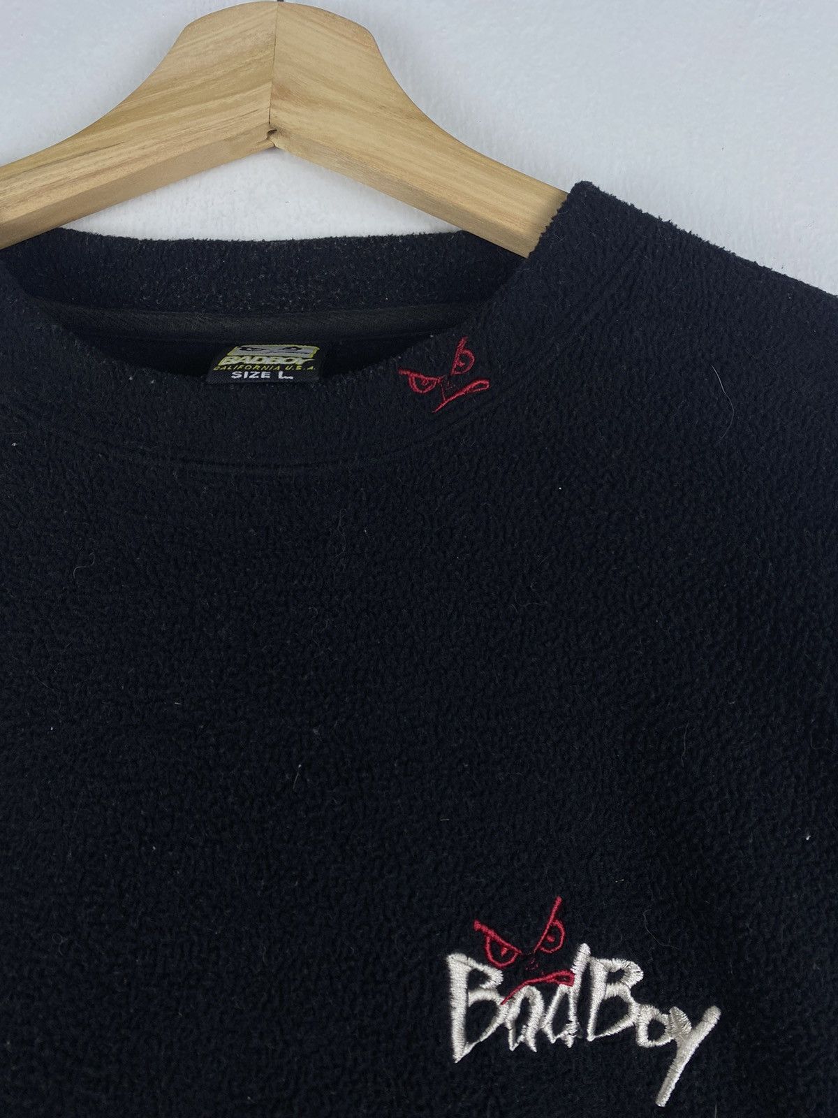 Japanese Brand SHOOT 🔥 Vintage Bad Boy California U.S.A Fleece Sweatshirt Size US L / EU 52-54 / 3 - 7 Thumbnail