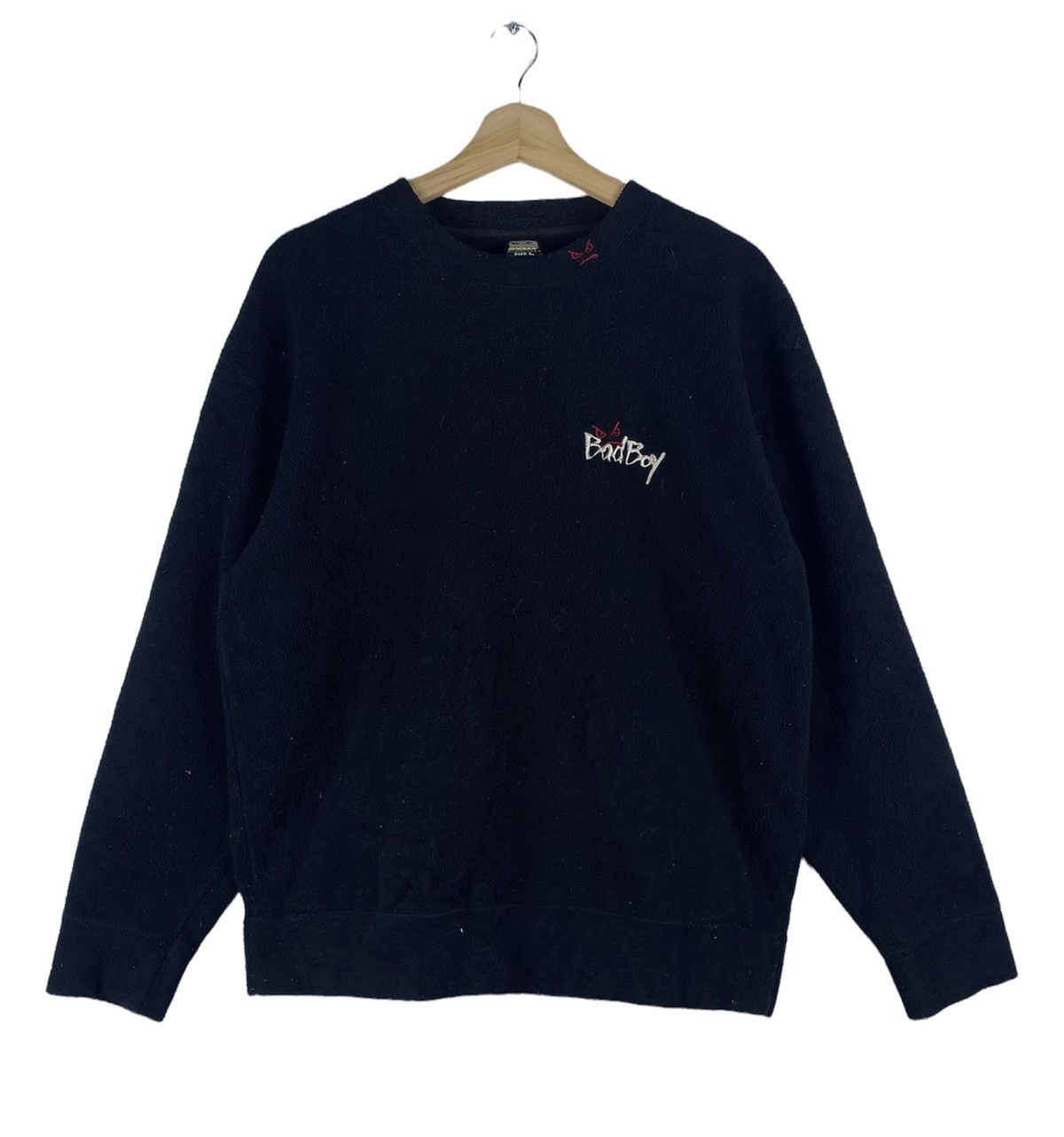Japanese Brand SHOOT 🔥 Vintage Bad Boy California U.S.A Fleece Sweatshirt Size US L / EU 52-54 / 3 - 2 Thumbnail