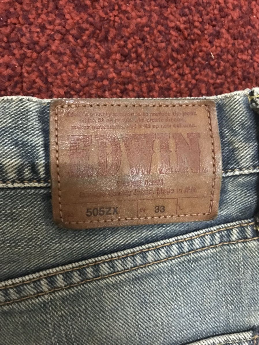 Edwin 💥90s Style Wide💥 Edwin 505z Selvedge Jeans Size US 33 - 18 Thumbnail
