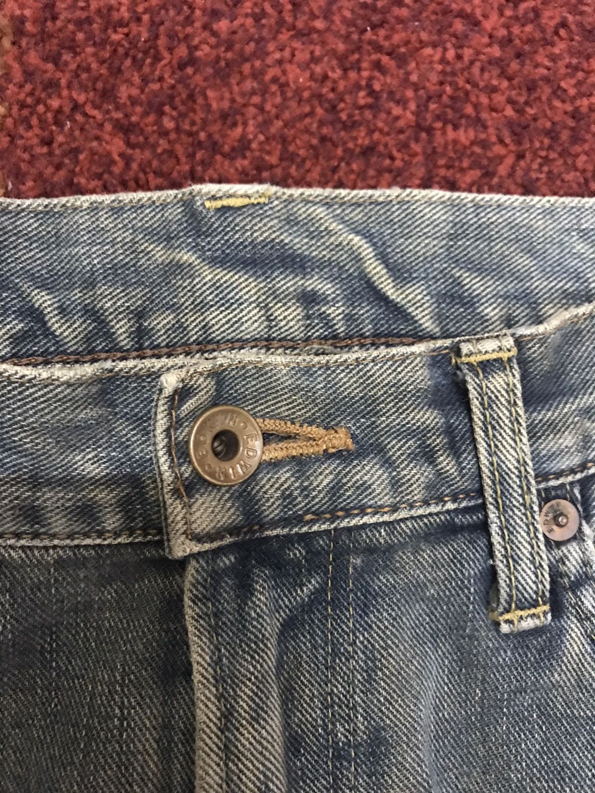 Edwin 💥90s Style Wide💥 Edwin 505z Selvedge Jeans Size US 33 - 7 Thumbnail