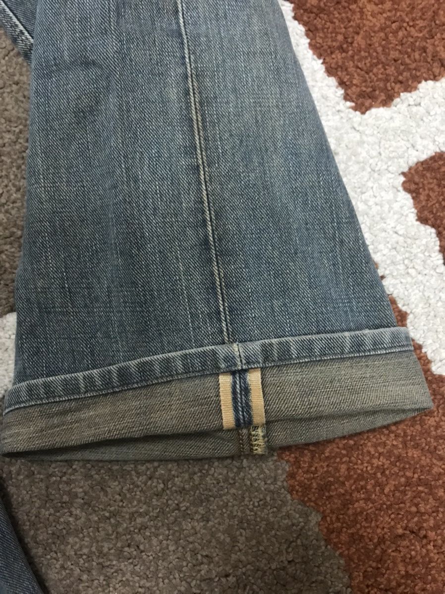 Edwin 💥90s Style Wide💥 Edwin 505z Selvedge Jeans Size US 33 - 19 Thumbnail