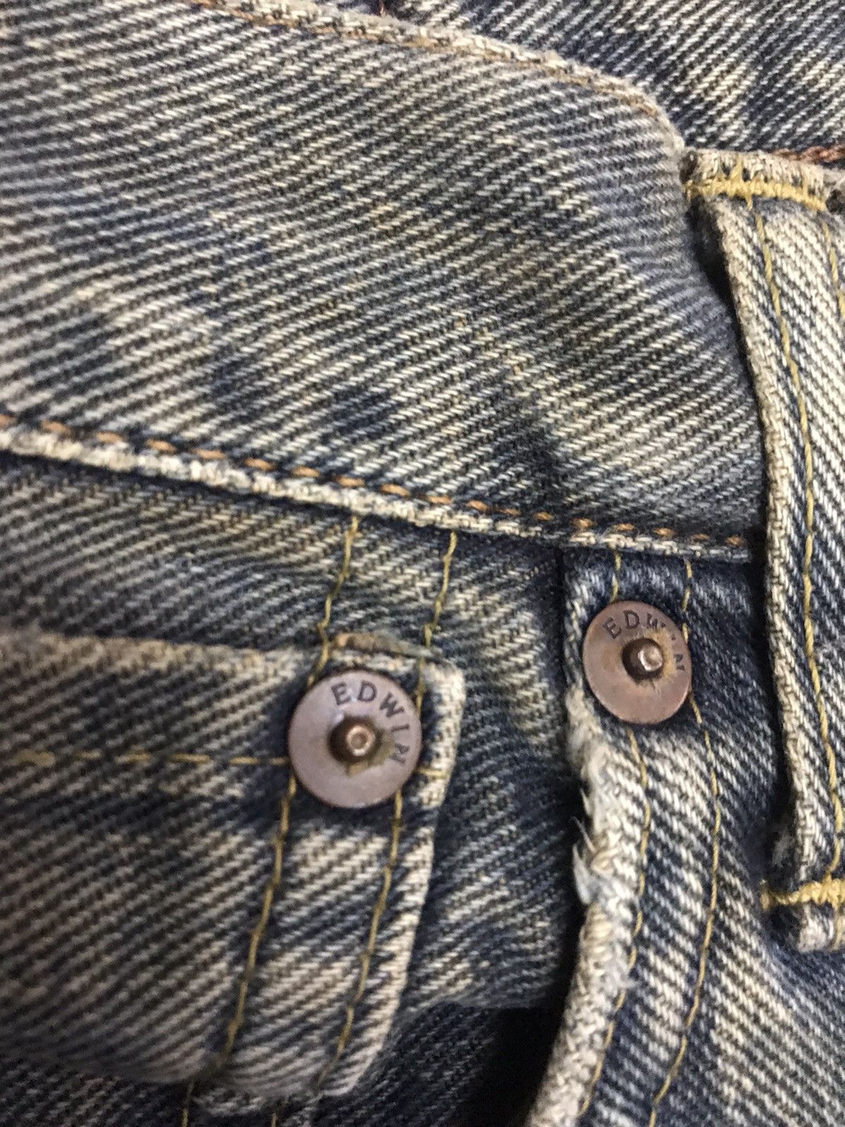 Edwin 💥90s Style Wide💥 Edwin 505z Selvedge Jeans Size US 33 - 12 Thumbnail