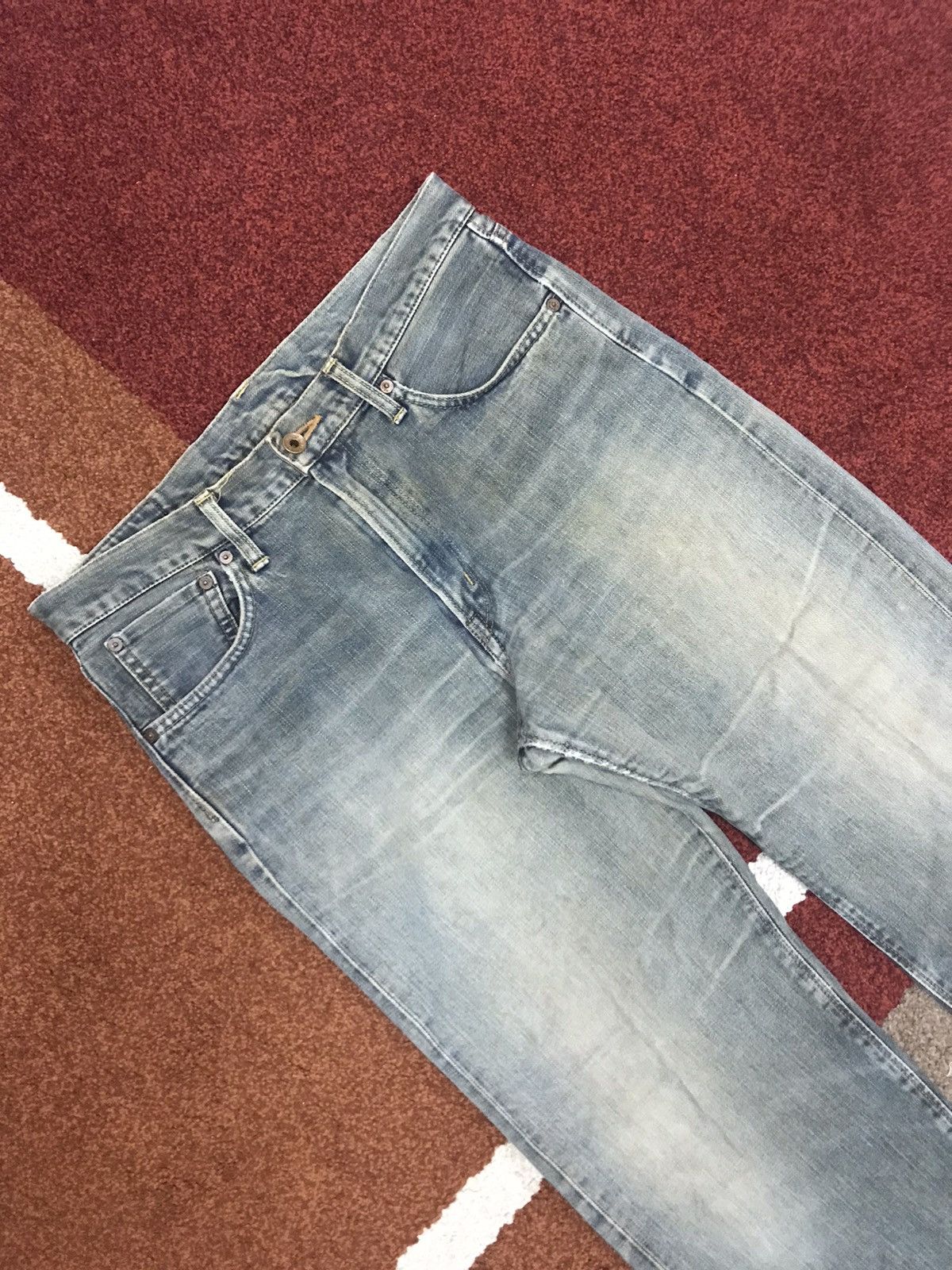 Edwin 💥90s Style Wide💥 Edwin 505z Selvedge Jeans Size US 33 - 5 Thumbnail
