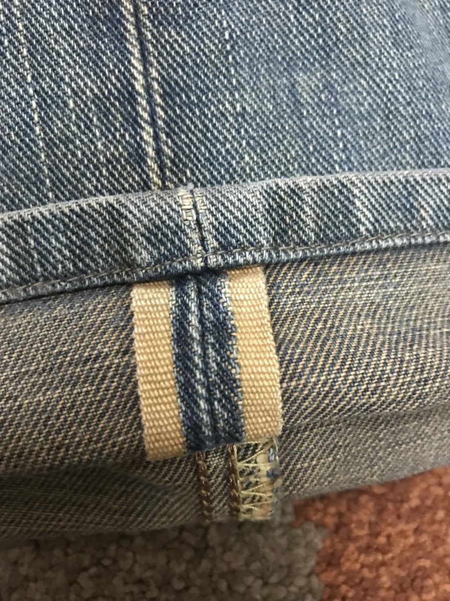 Edwin 💥90s Style Wide💥 Edwin 505z Selvedge Jeans Size US 33 - 17 Thumbnail