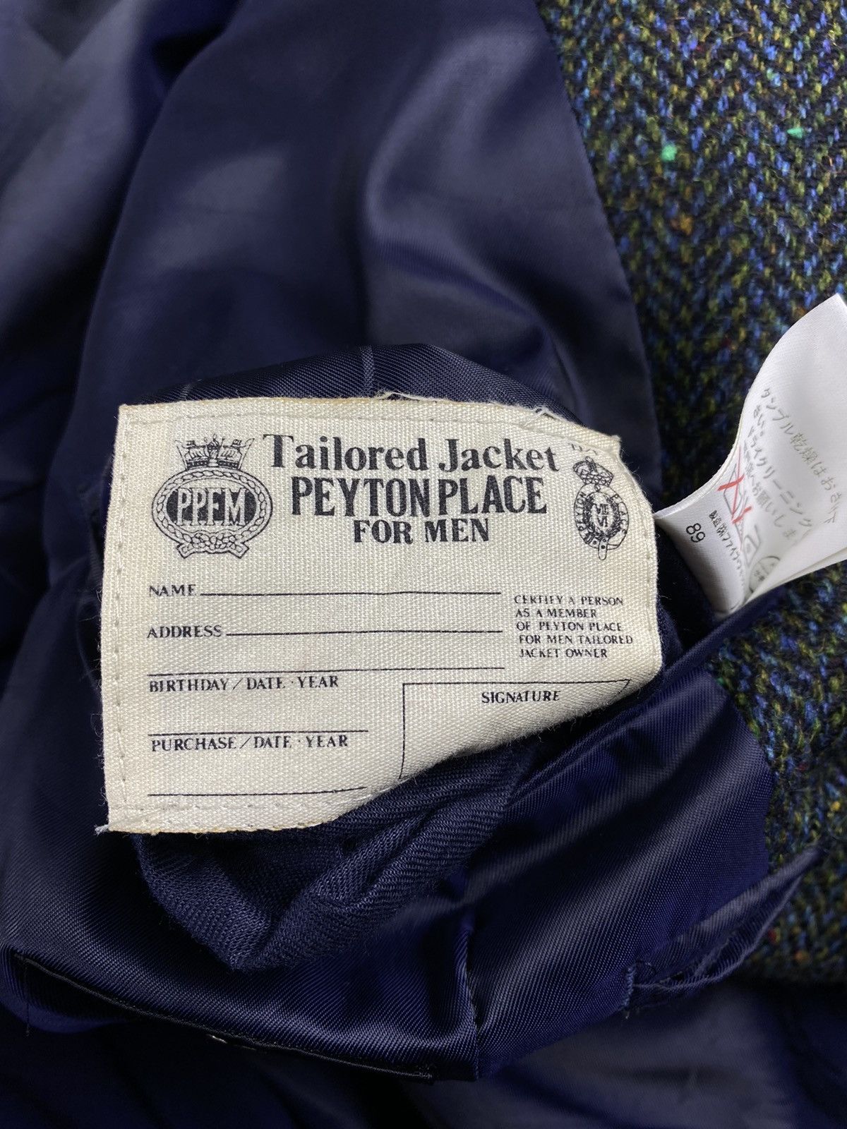 PPFM Peyton Palace For Men PPFM Blazer Wool Coats Tailored Jacket Size US S / EU 44-46 / 1 - 6 Thumbnail