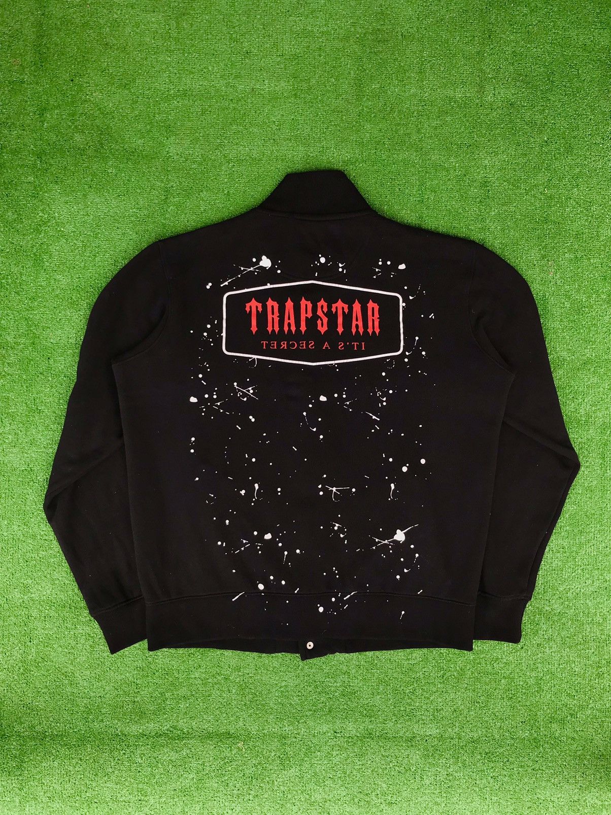 Trapstar London Trapstar Varsity Jacket Paint Splash Sweatshirt