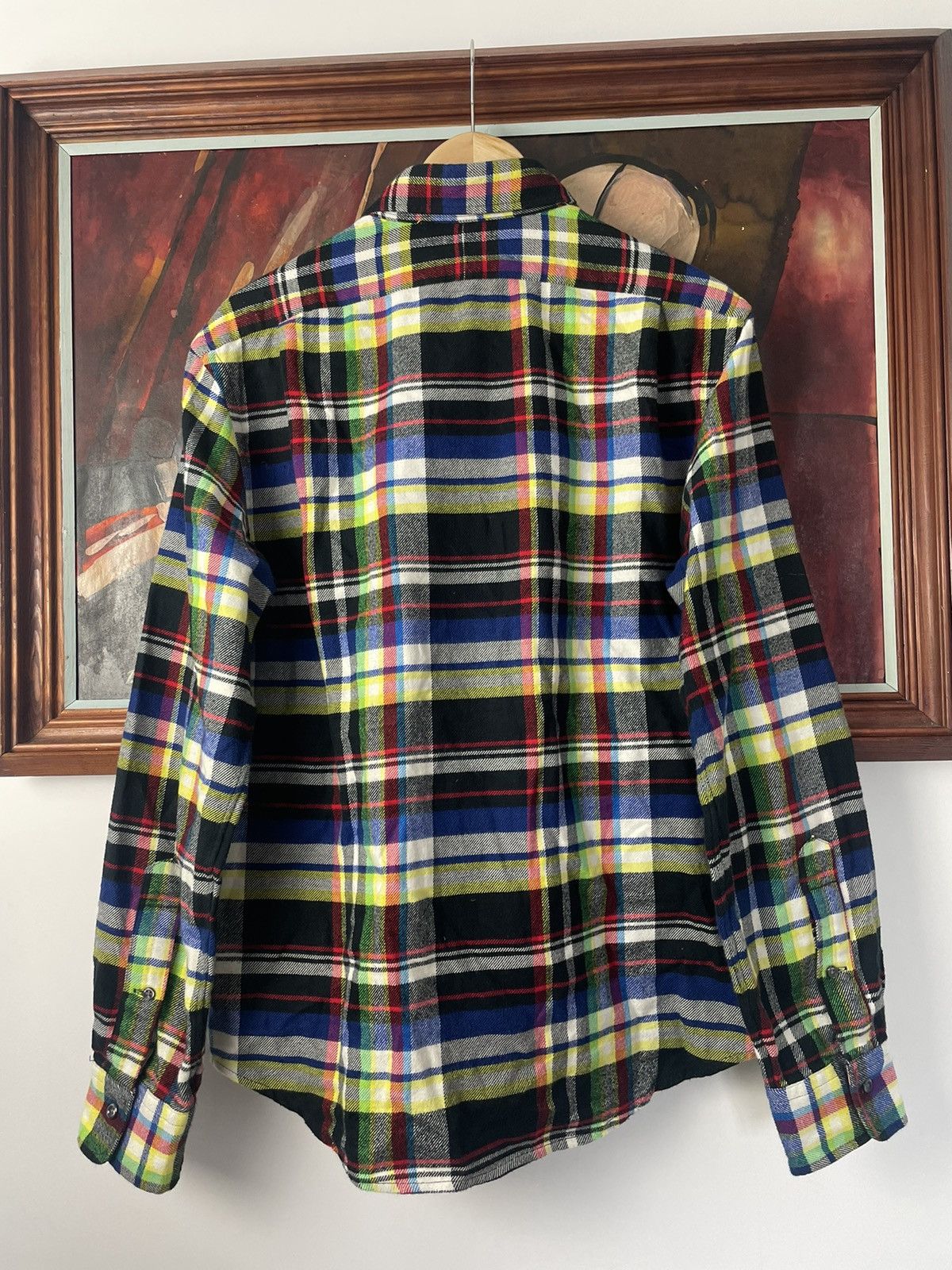 Ralph Lauren Polo Ralph Lauren Flannel Button Shirt Multicolor Checkered Size US M / EU 48-50 / 2 - 2 Thumbnail