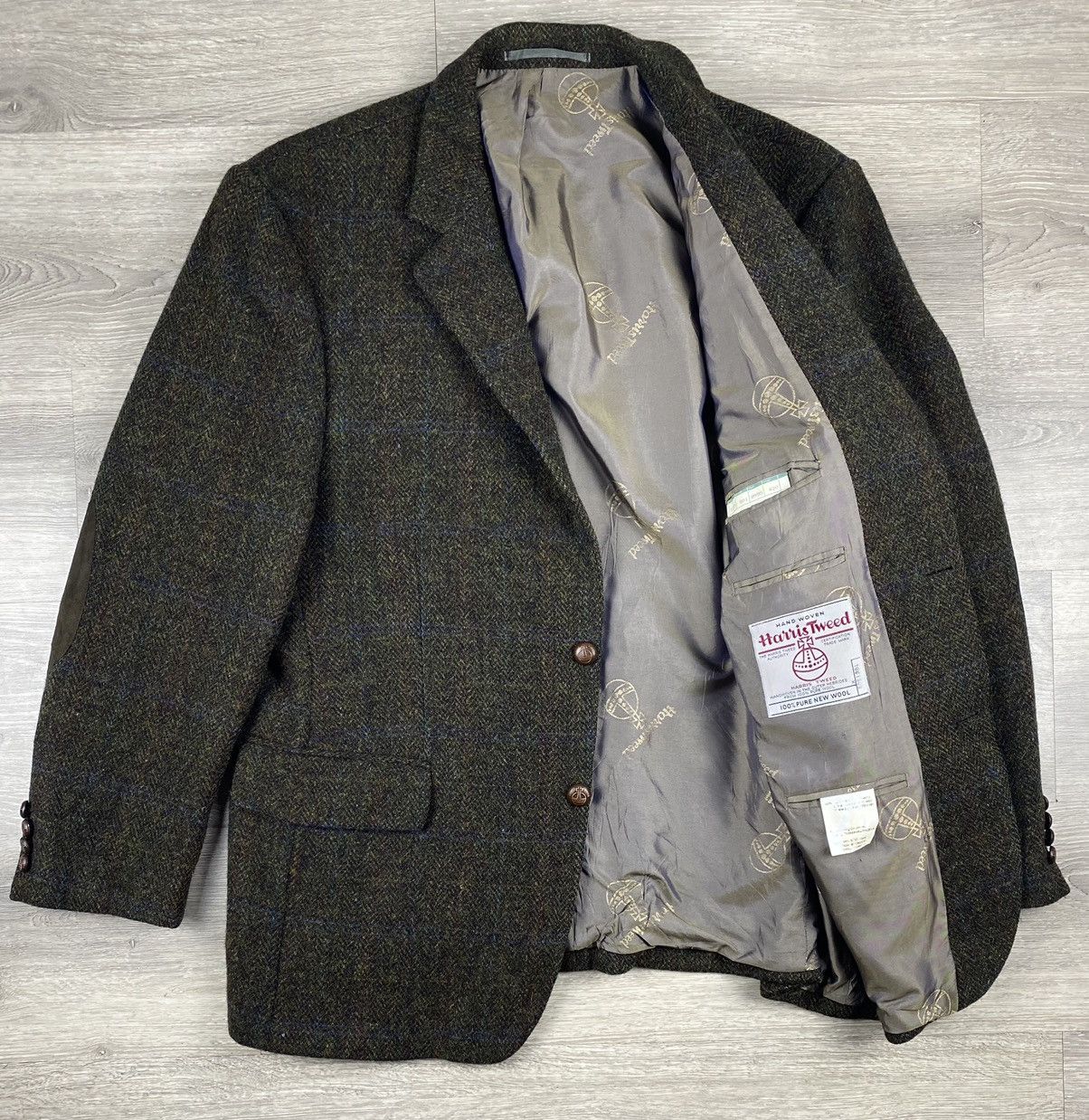 Harris Tweed Vintage Harris Tweed Blazer 100% Pure Wool Coats Jacket Size US L / EU 52-54 / 3 - 2 Thumbnail