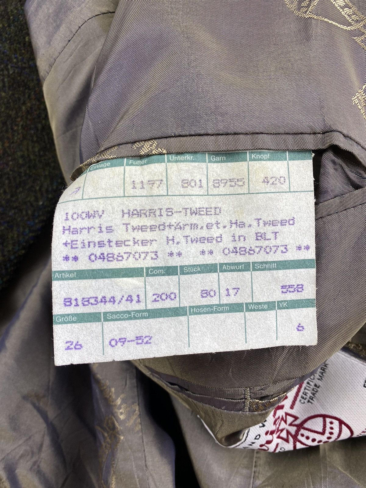 Harris Tweed Vintage Harris Tweed Blazer 100% Pure Wool Coats Jacket Size US L / EU 52-54 / 3 - 7 Thumbnail