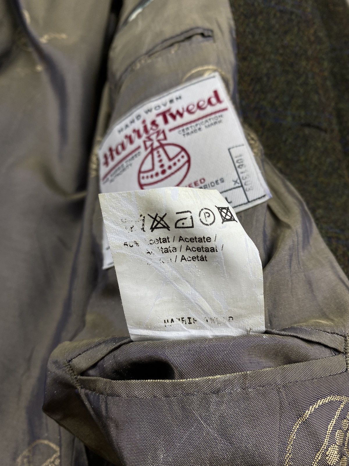 Harris Tweed Vintage Harris Tweed Blazer 100% Pure Wool Coats Jacket Size US L / EU 52-54 / 3 - 8 Thumbnail