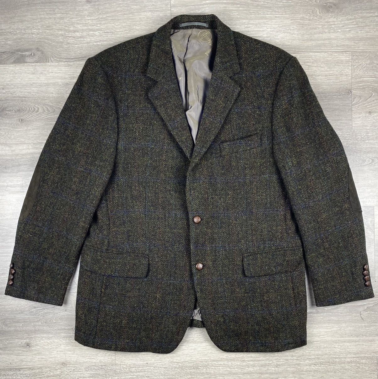 Harris Tweed Vintage Harris Tweed Blazer 100% Pure Wool Coats Jacket Size US L / EU 52-54 / 3 - 1 Thumbnail