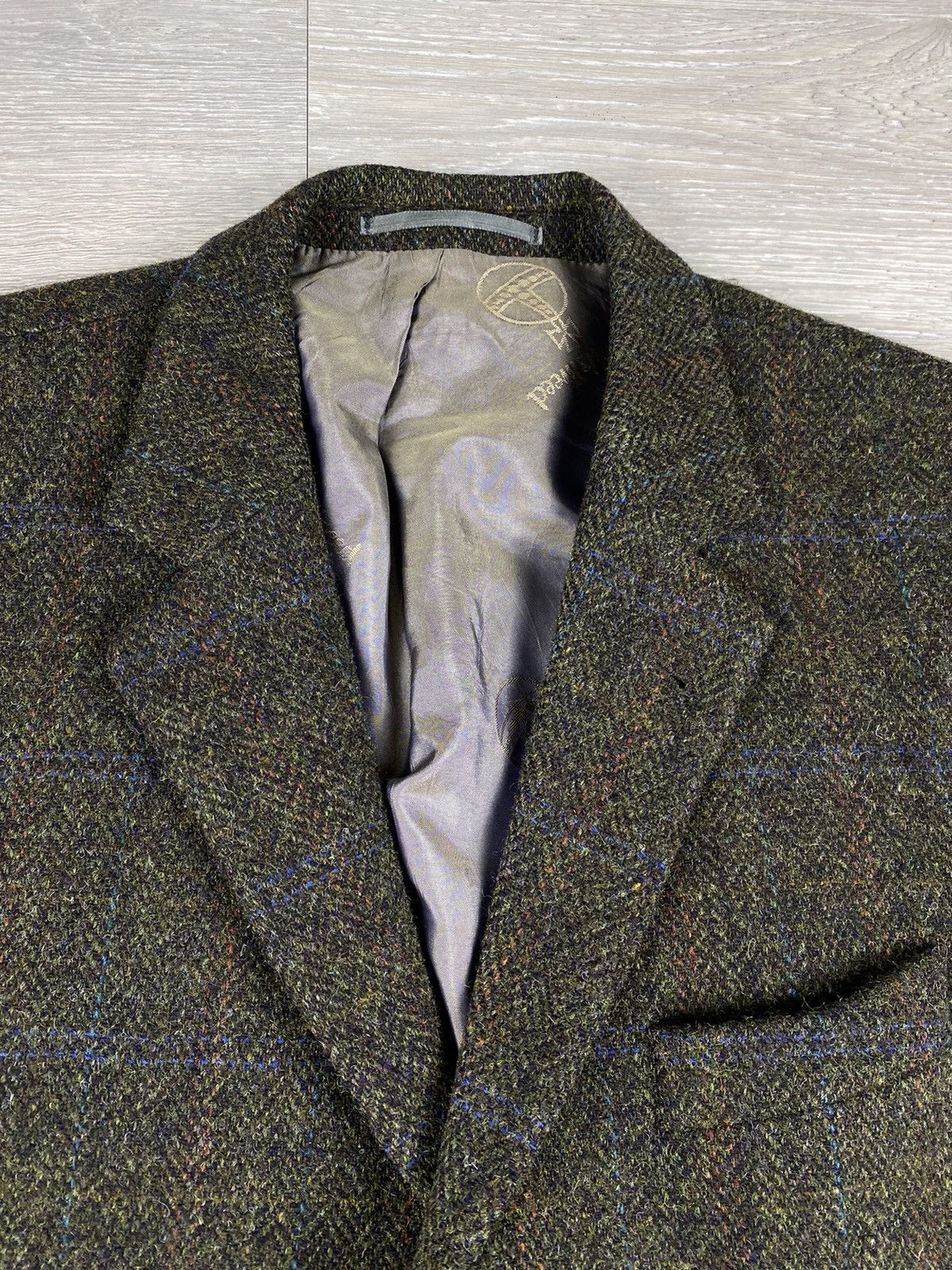 Harris Tweed Vintage Harris Tweed Blazer 100% Pure Wool Coats Jacket Size US L / EU 52-54 / 3 - 5 Thumbnail