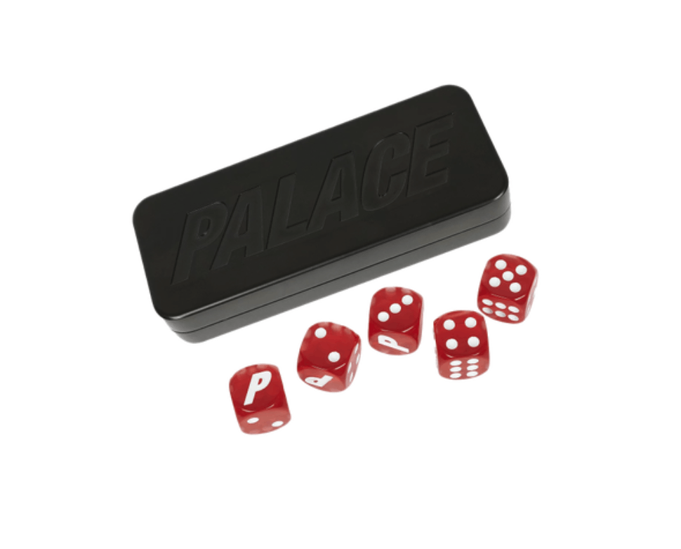 image of Hypebeast x Palace Dice Set Red, Men's