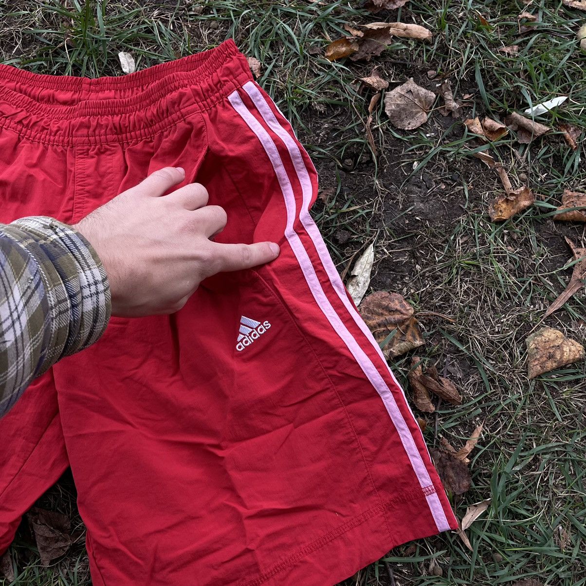 Adidas Vintage 90s Adidas Stripes Logo Shorts Streetwear Size US 30 / EU 46 - 3 Thumbnail