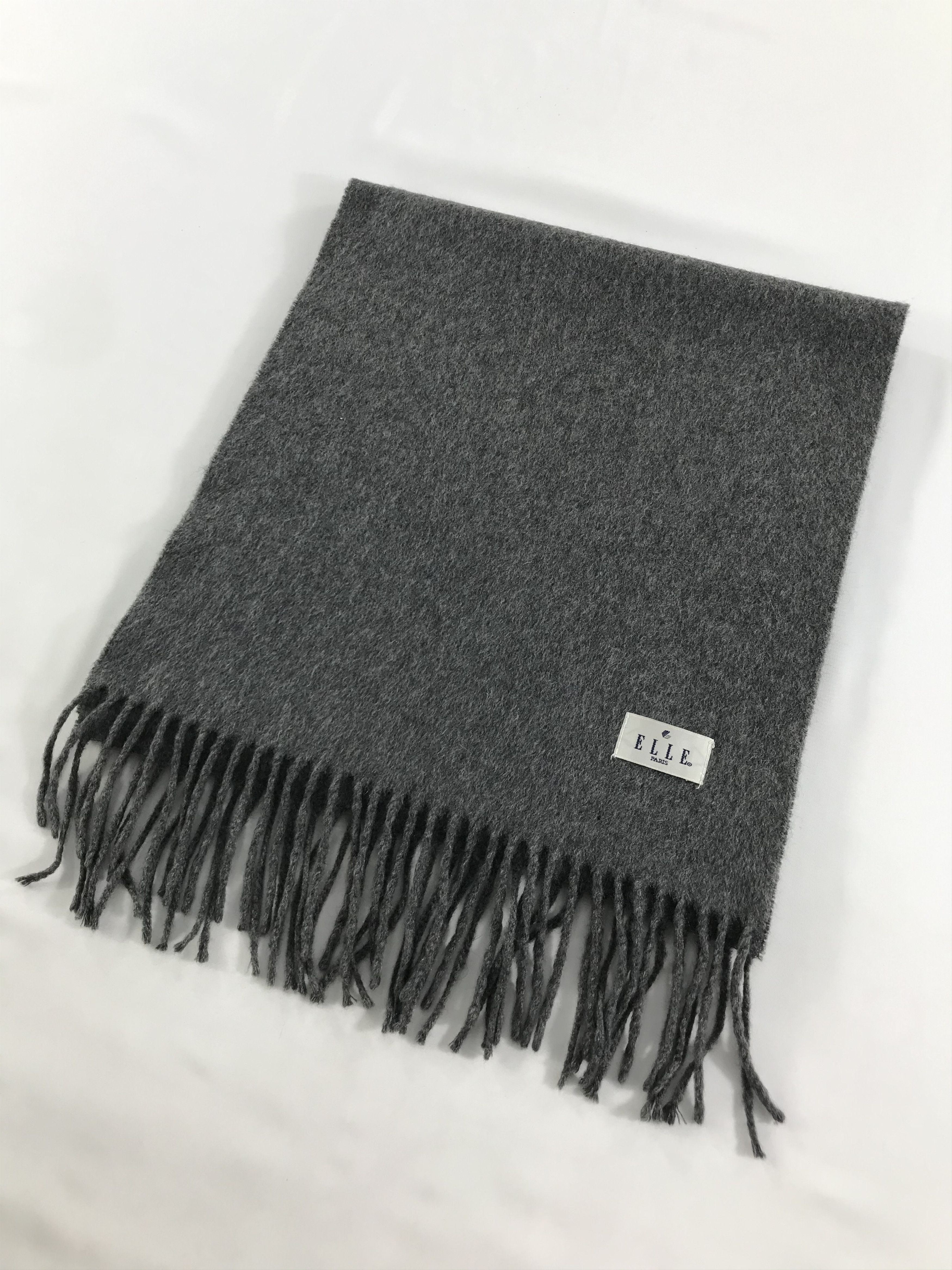 Japanese Brand Elle Scarf Muffler Cashmere Neckwear Neck Warmer V24 Size ONE SIZE - 2 Thumbnail