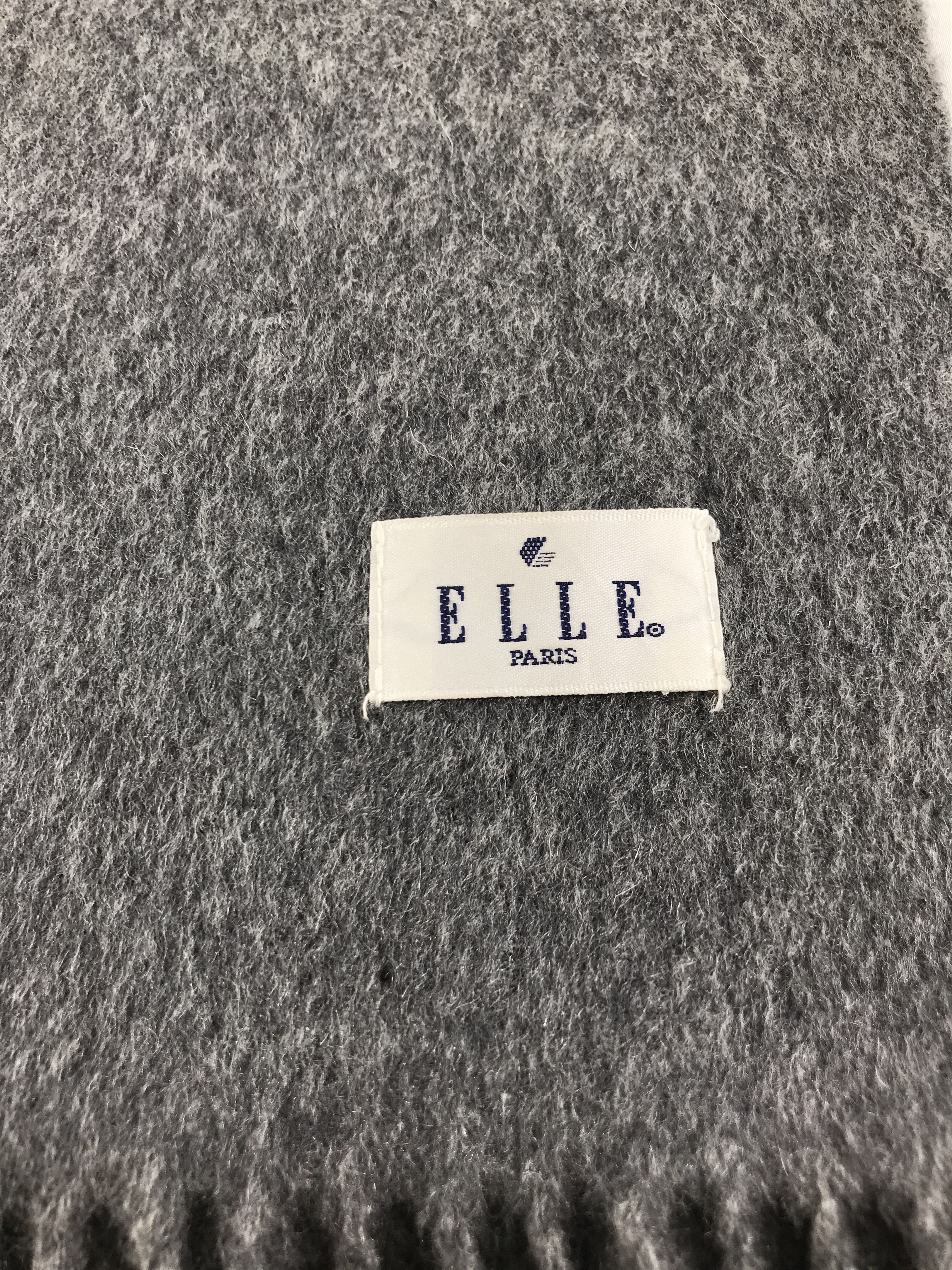 Japanese Brand Elle Scarf Muffler Cashmere Neckwear Neck Warmer V24 Size ONE SIZE - 4 Thumbnail