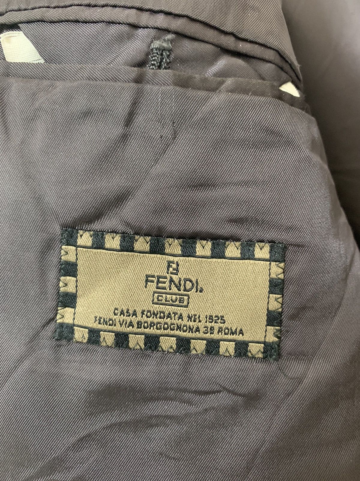 Fendi Vintage Fendi Stripe Blazer Size 50R - 6 Thumbnail