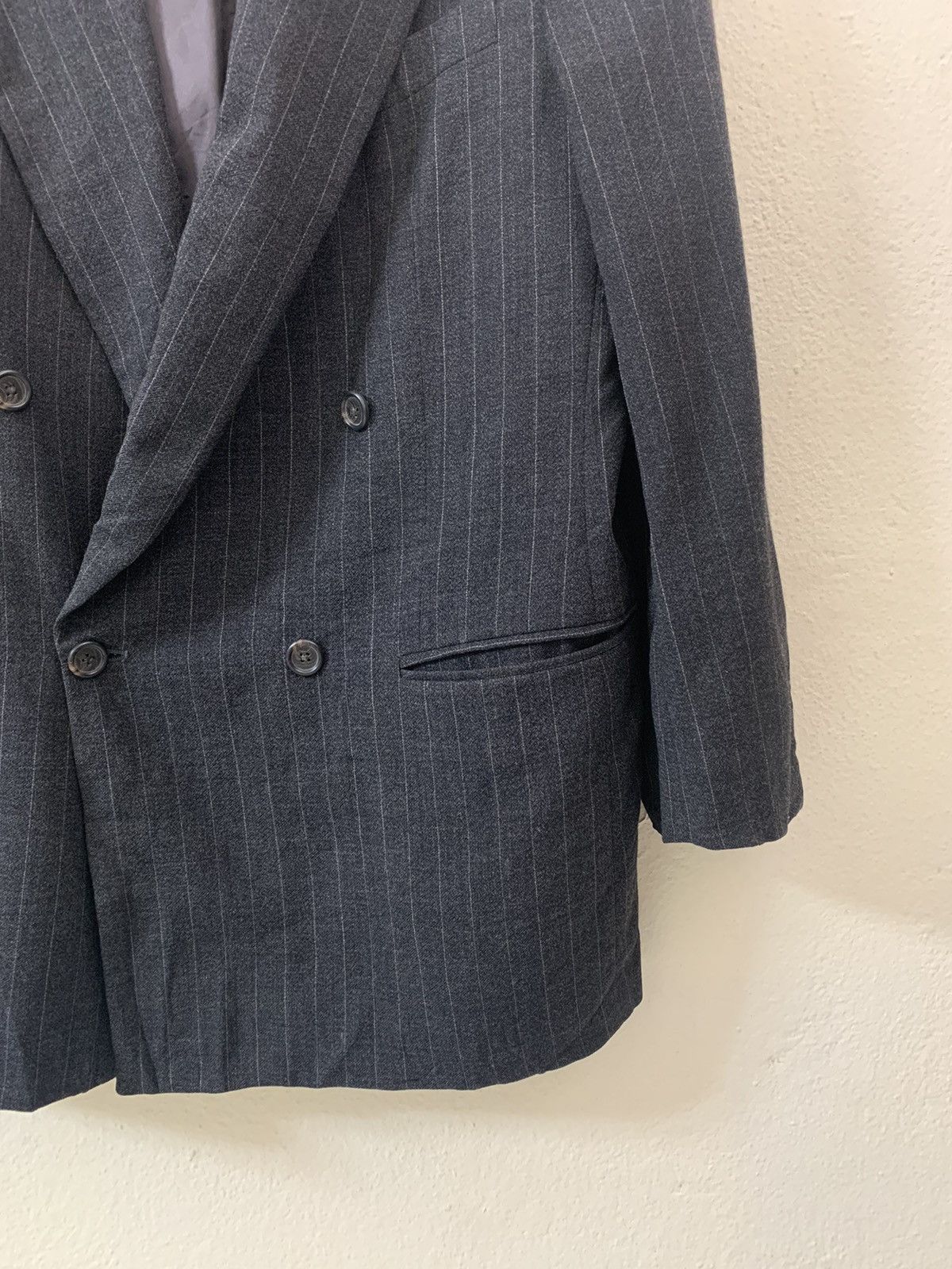 Fendi Vintage Fendi Stripe Blazer Size 50R - 2 Thumbnail