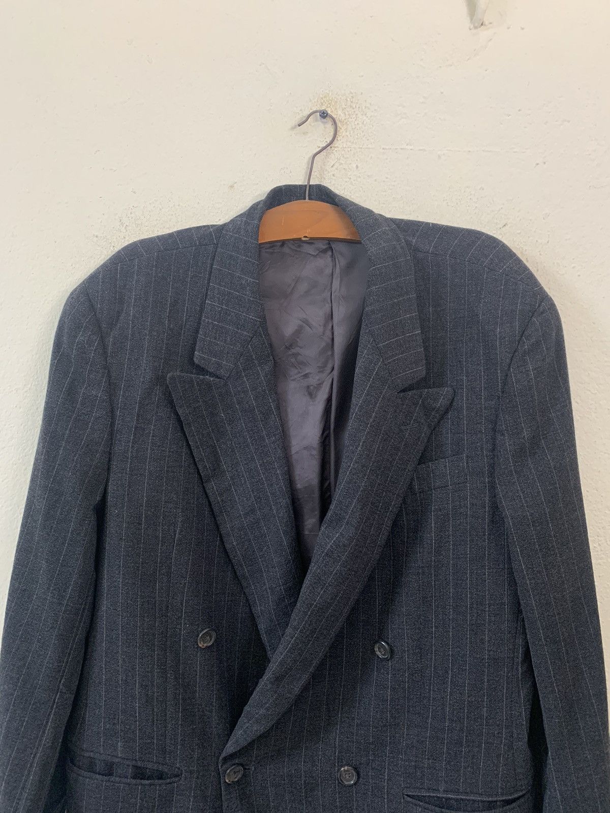 Fendi Vintage Fendi Stripe Blazer Size 50R - 4 Thumbnail
