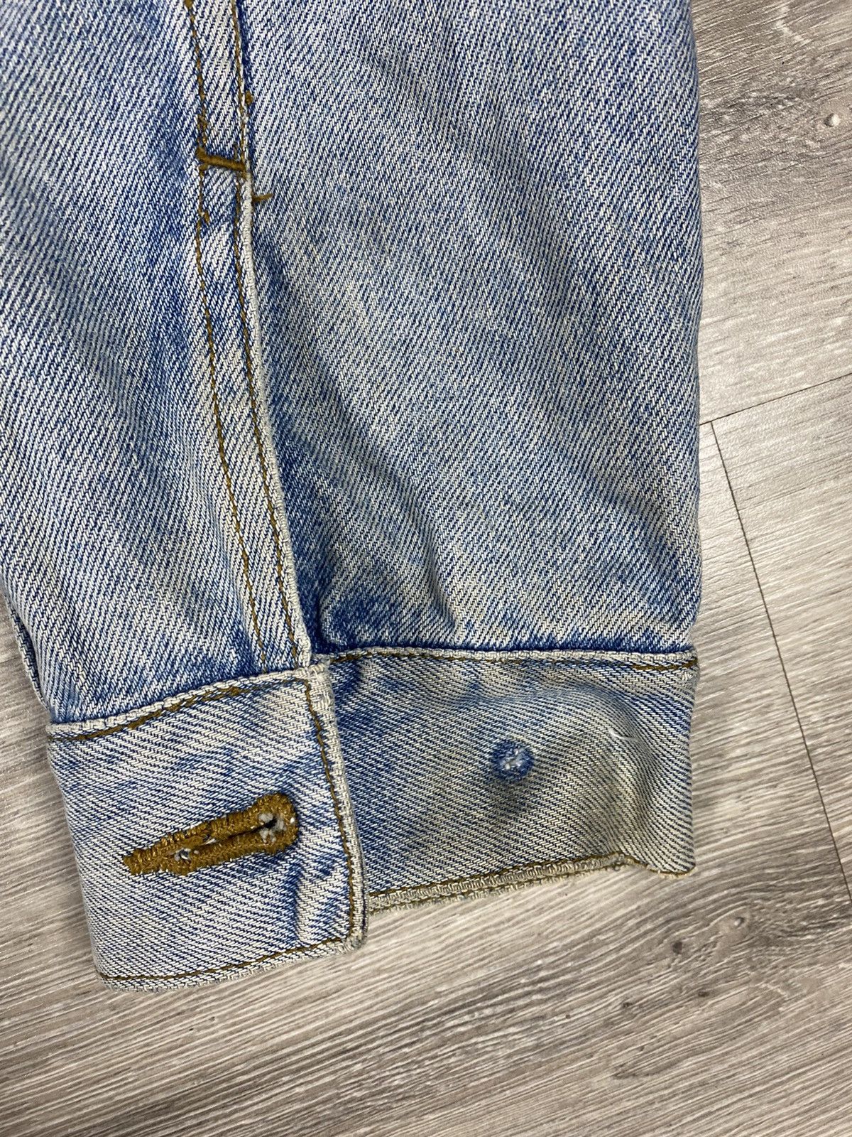 Vintage × YELLOW CORN VINTAGE DISTRESSED YELLOW CORN SLEDGE HAMMER TRUCKER JACKET Size US L / EU 52-54 / 3 - 7 Thumbnail
