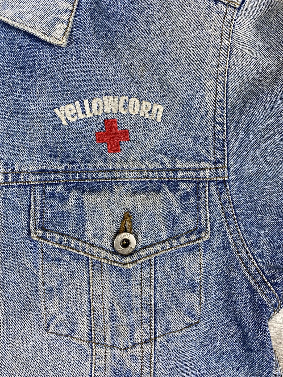 Vintage × YELLOW CORN VINTAGE DISTRESSED YELLOW CORN SLEDGE HAMMER TRUCKER JACKET Size US L / EU 52-54 / 3 - 9 Thumbnail