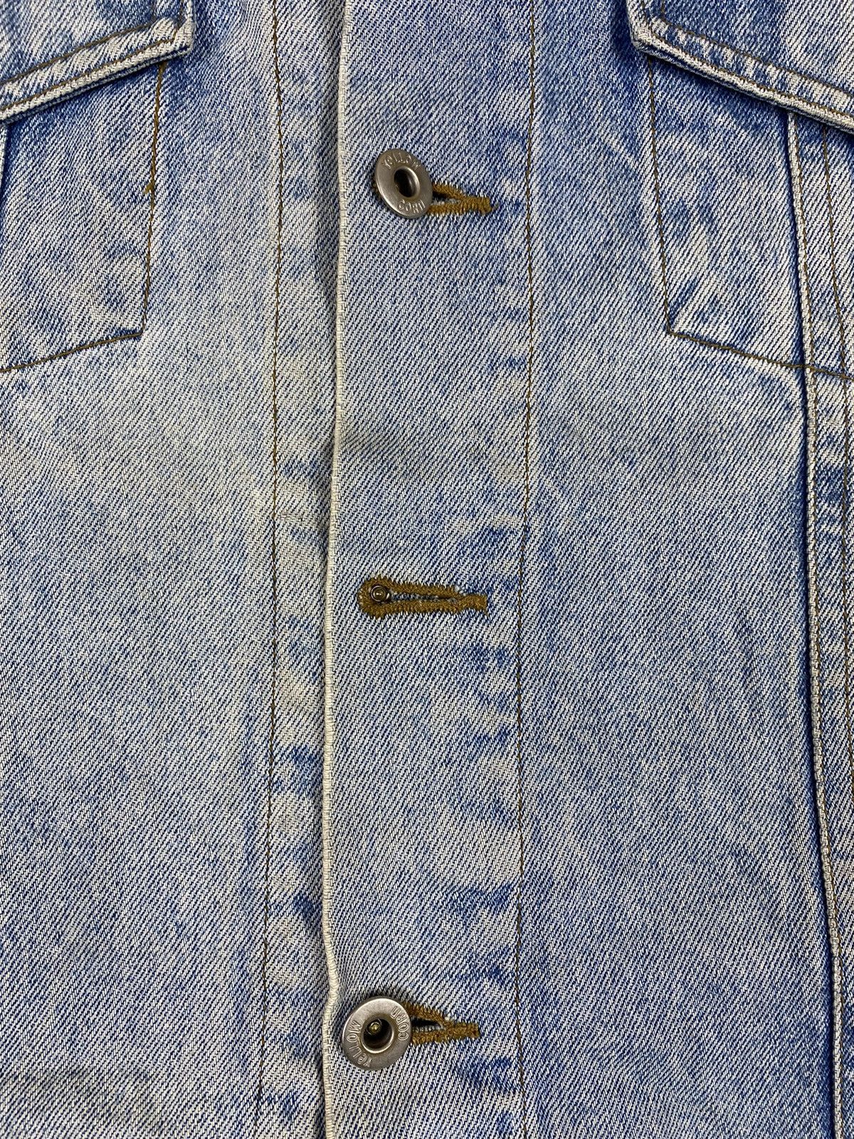 Vintage × YELLOW CORN VINTAGE DISTRESSED YELLOW CORN SLEDGE HAMMER TRUCKER JACKET Size US L / EU 52-54 / 3 - 3 Thumbnail