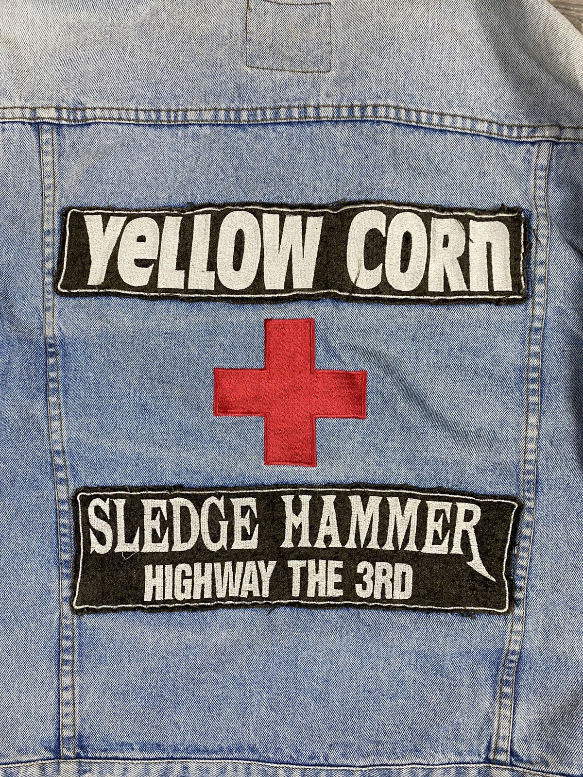 Vintage × YELLOW CORN VINTAGE DISTRESSED YELLOW CORN SLEDGE HAMMER TRUCKER JACKET Size US L / EU 52-54 / 3 - 20 Thumbnail