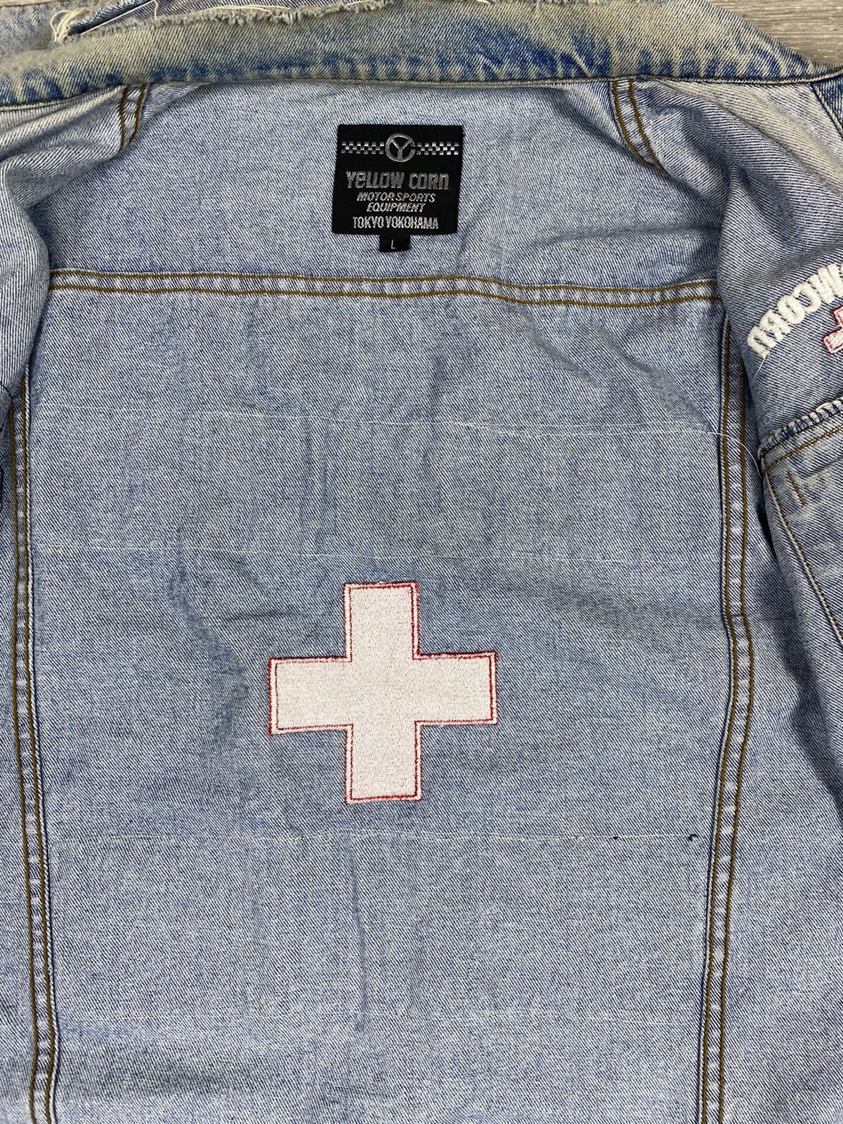 Vintage × YELLOW CORN VINTAGE DISTRESSED YELLOW CORN SLEDGE HAMMER TRUCKER JACKET Size US L / EU 52-54 / 3 - 16 Thumbnail