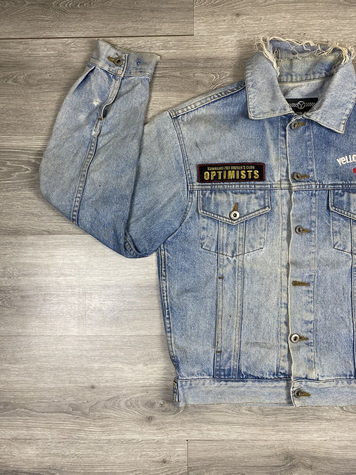 Vintage × YELLOW CORN VINTAGE DISTRESSED YELLOW CORN SLEDGE HAMMER TRUCKER JACKET Size US L / EU 52-54 / 3 - 5 Thumbnail