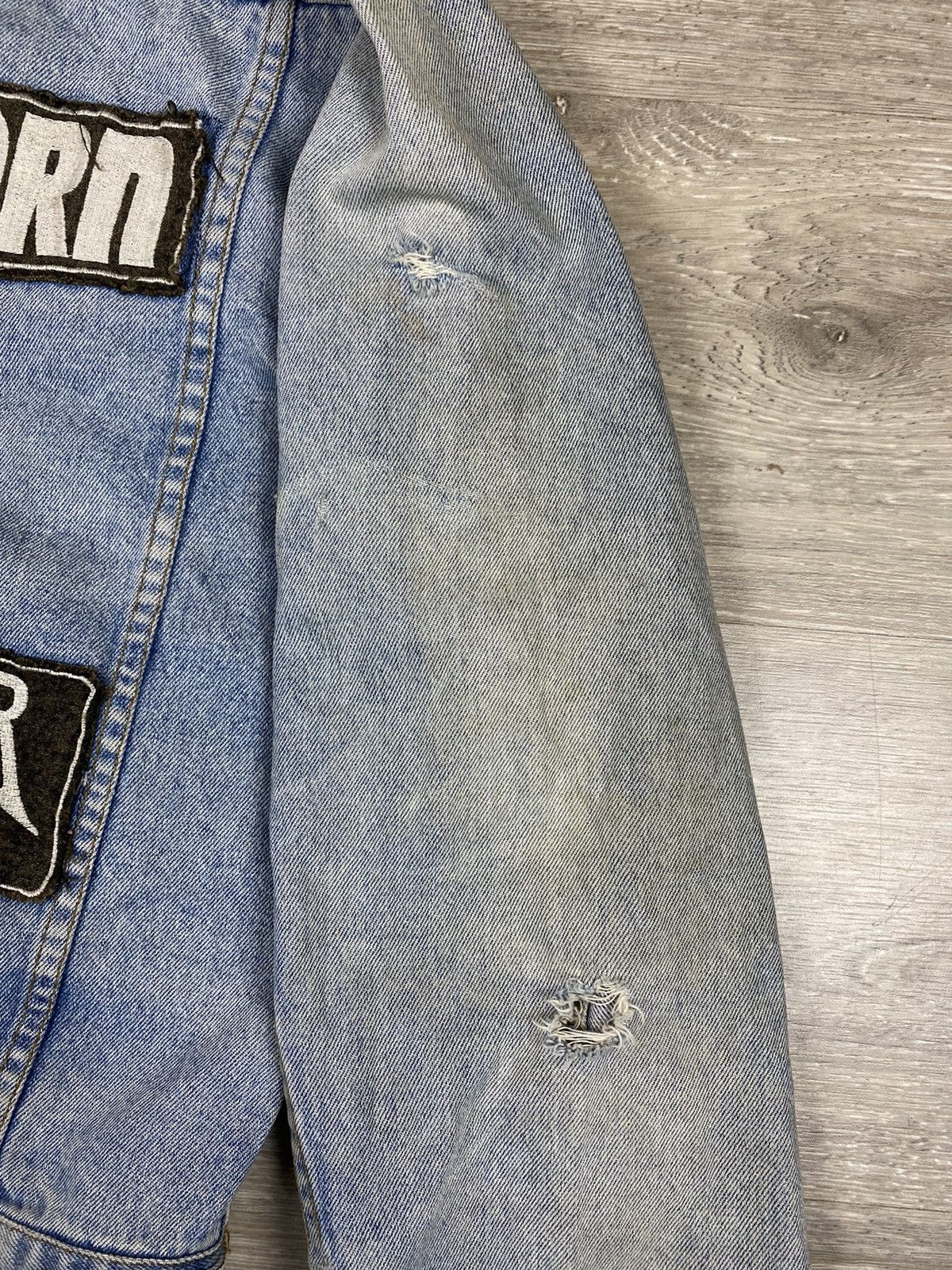 Vintage × YELLOW CORN VINTAGE DISTRESSED YELLOW CORN SLEDGE HAMMER TRUCKER JACKET Size US L / EU 52-54 / 3 - 13 Thumbnail