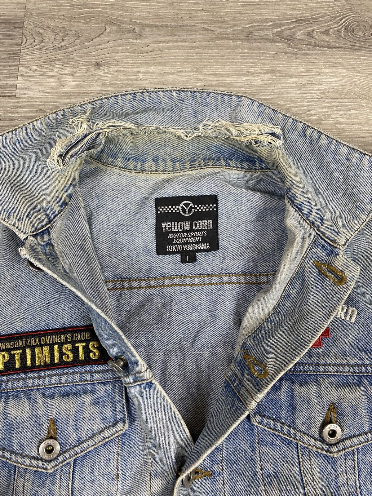 Vintage × YELLOW CORN VINTAGE DISTRESSED YELLOW CORN SLEDGE HAMMER TRUCKER JACKET Size US L / EU 52-54 / 3 - 11 Thumbnail