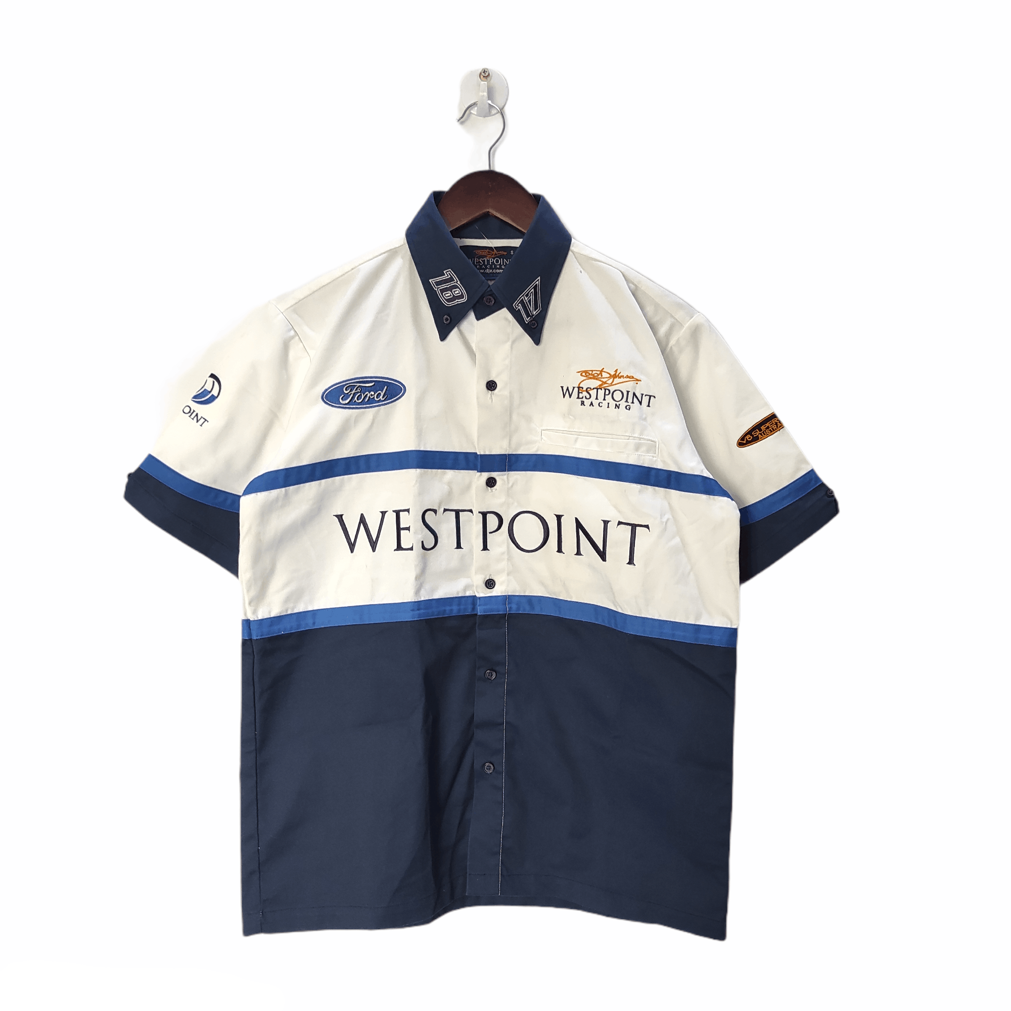 Ford × NASCAR × Sports Specialties V8 Super Cars- Dick Johnson West Point Racing Shirt Size US M / EU 48-50 / 2 - 1 Thumbnail