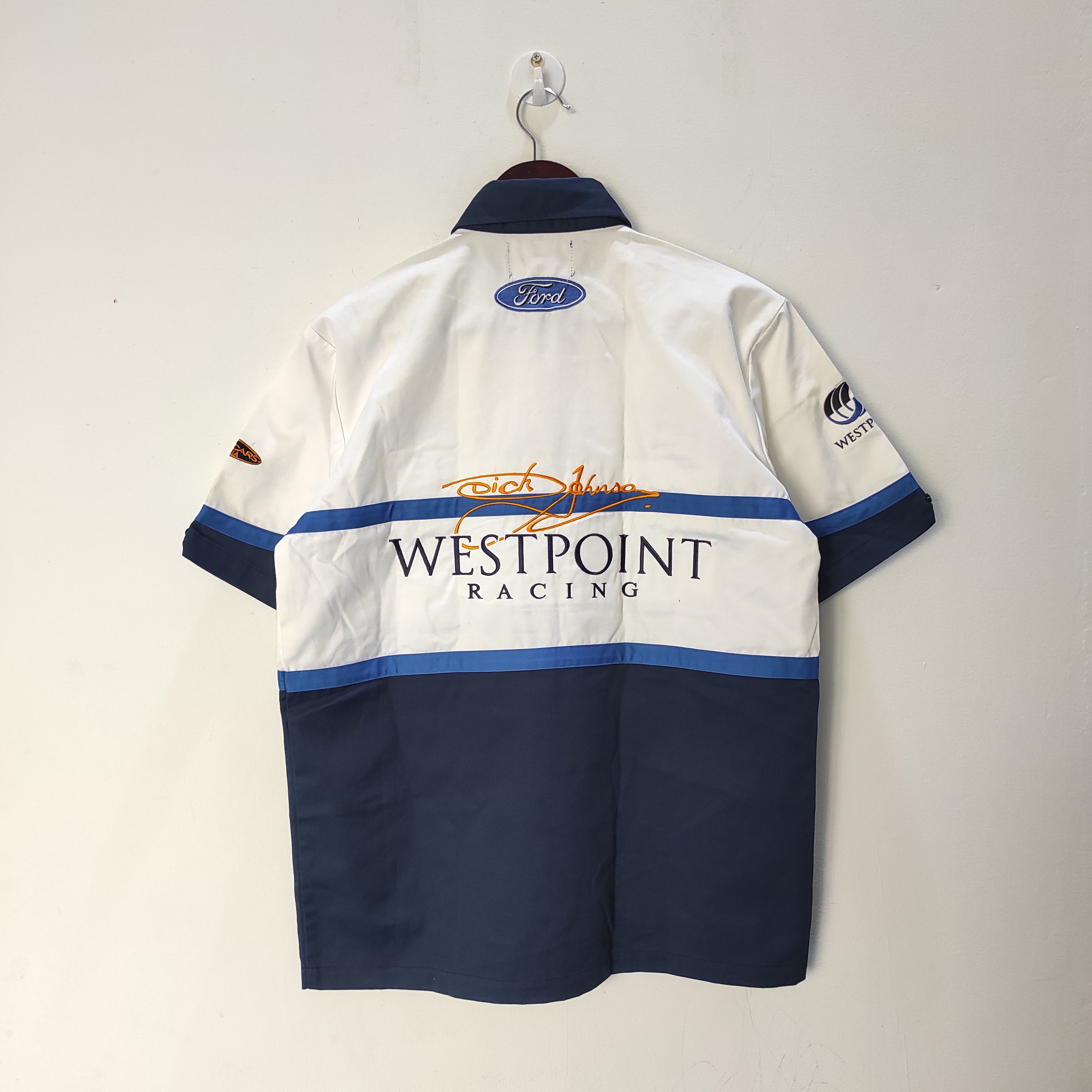 Ford × NASCAR × Sports Specialties V8 Super Cars- Dick Johnson West Point Racing Shirt Size US M / EU 48-50 / 2 - 14 Thumbnail