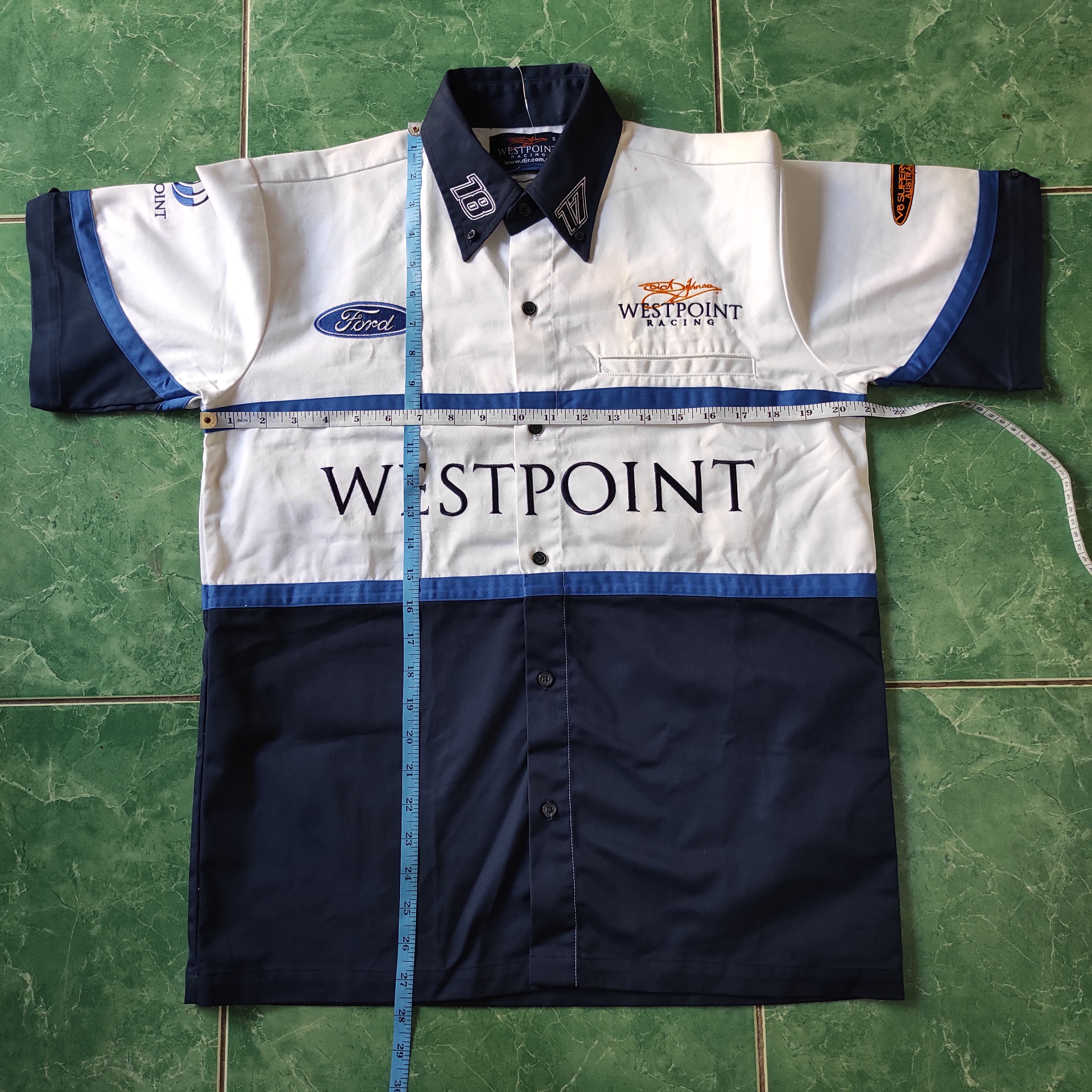 Ford × NASCAR × Sports Specialties V8 Super Cars- Dick Johnson West Point Racing Shirt Size US M / EU 48-50 / 2 - 17 Thumbnail
