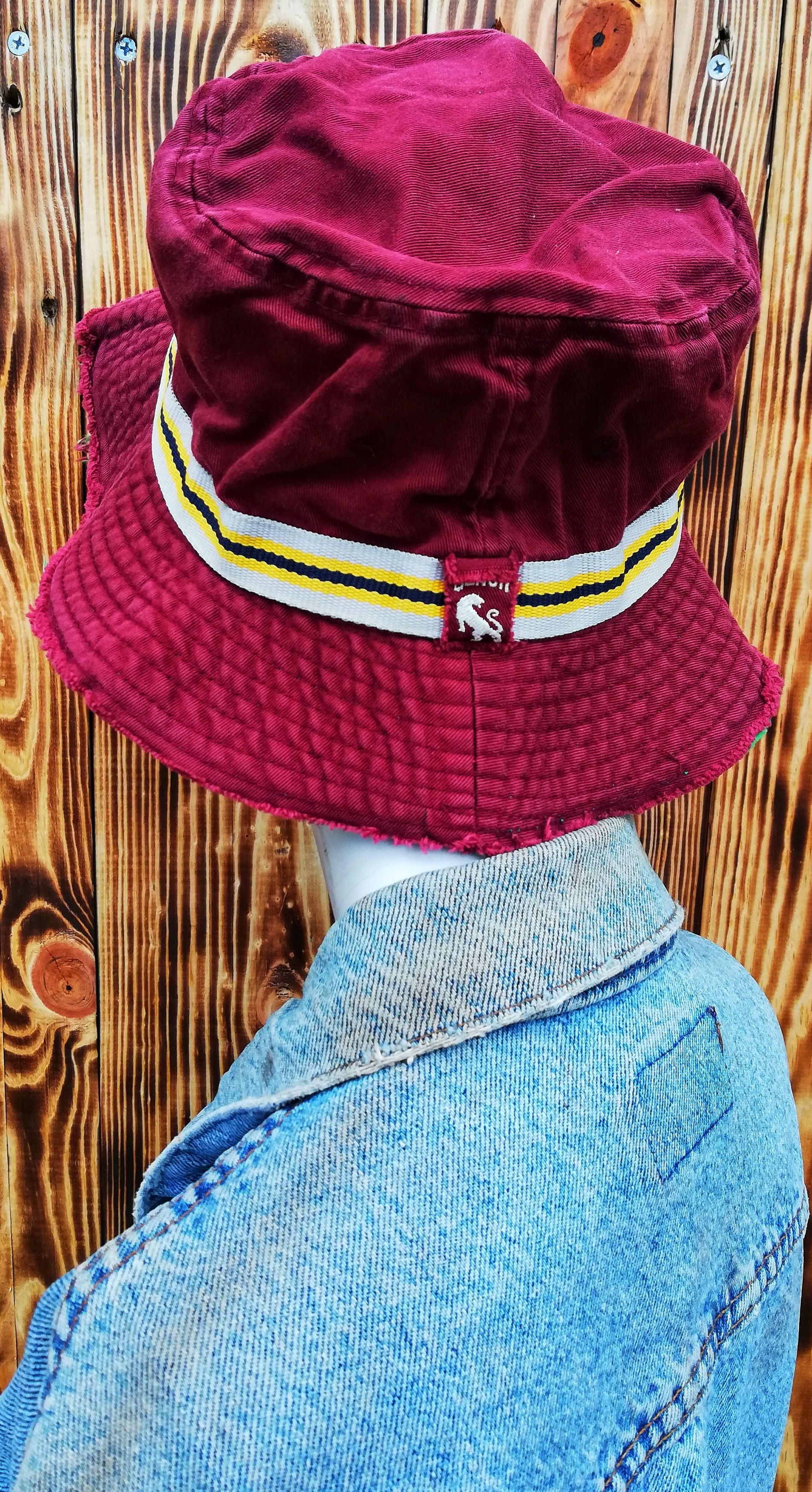 Bench × Japanese Brand 🔥SUMMER SALE Bench Design Distressed Denim Punk Bucket Hat Size ONE SIZE - 4 Thumbnail