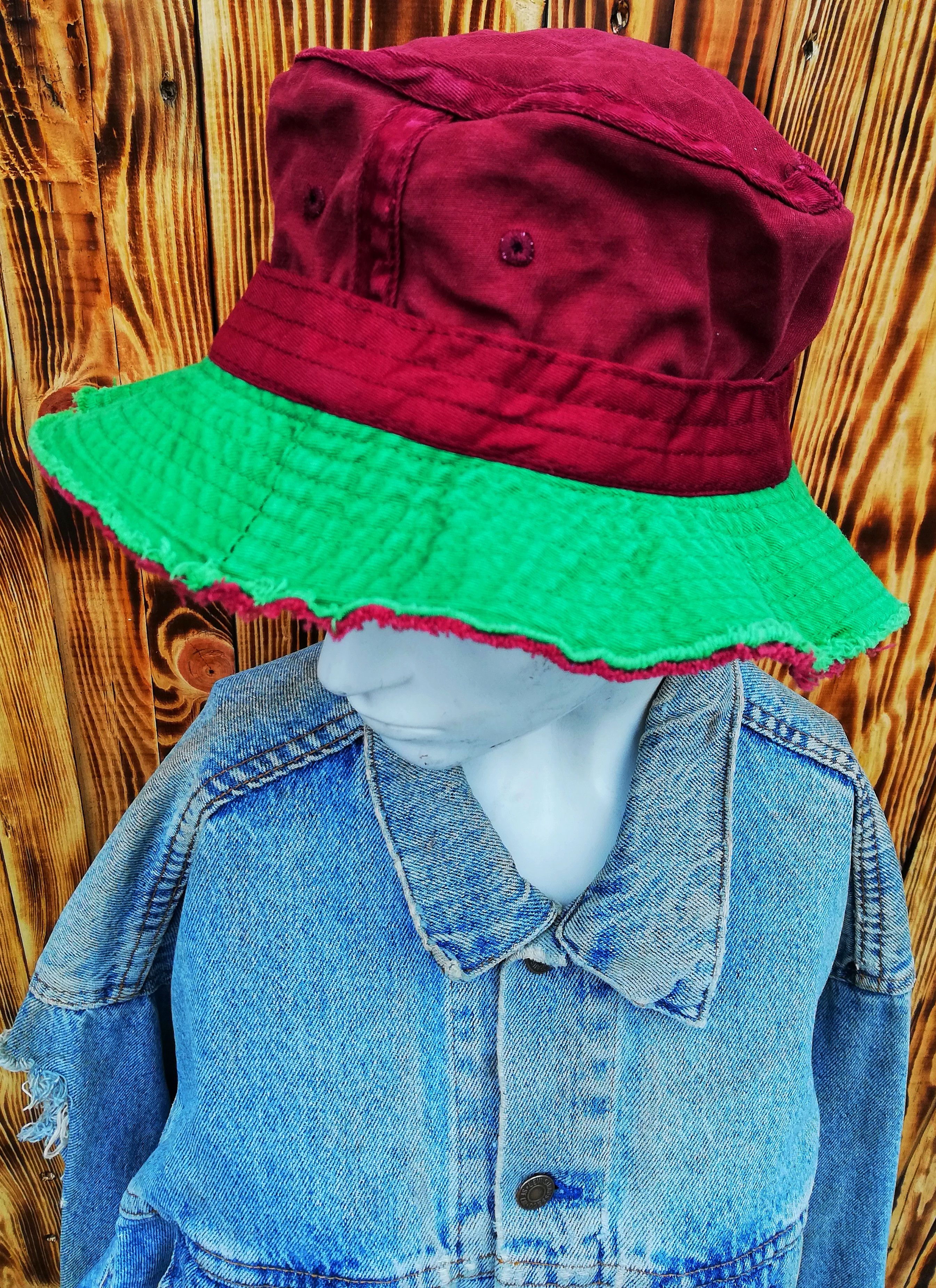 Bench × Japanese Brand 🔥SUMMER SALE Bench Design Distressed Denim Punk Bucket Hat Size ONE SIZE - 9 Thumbnail
