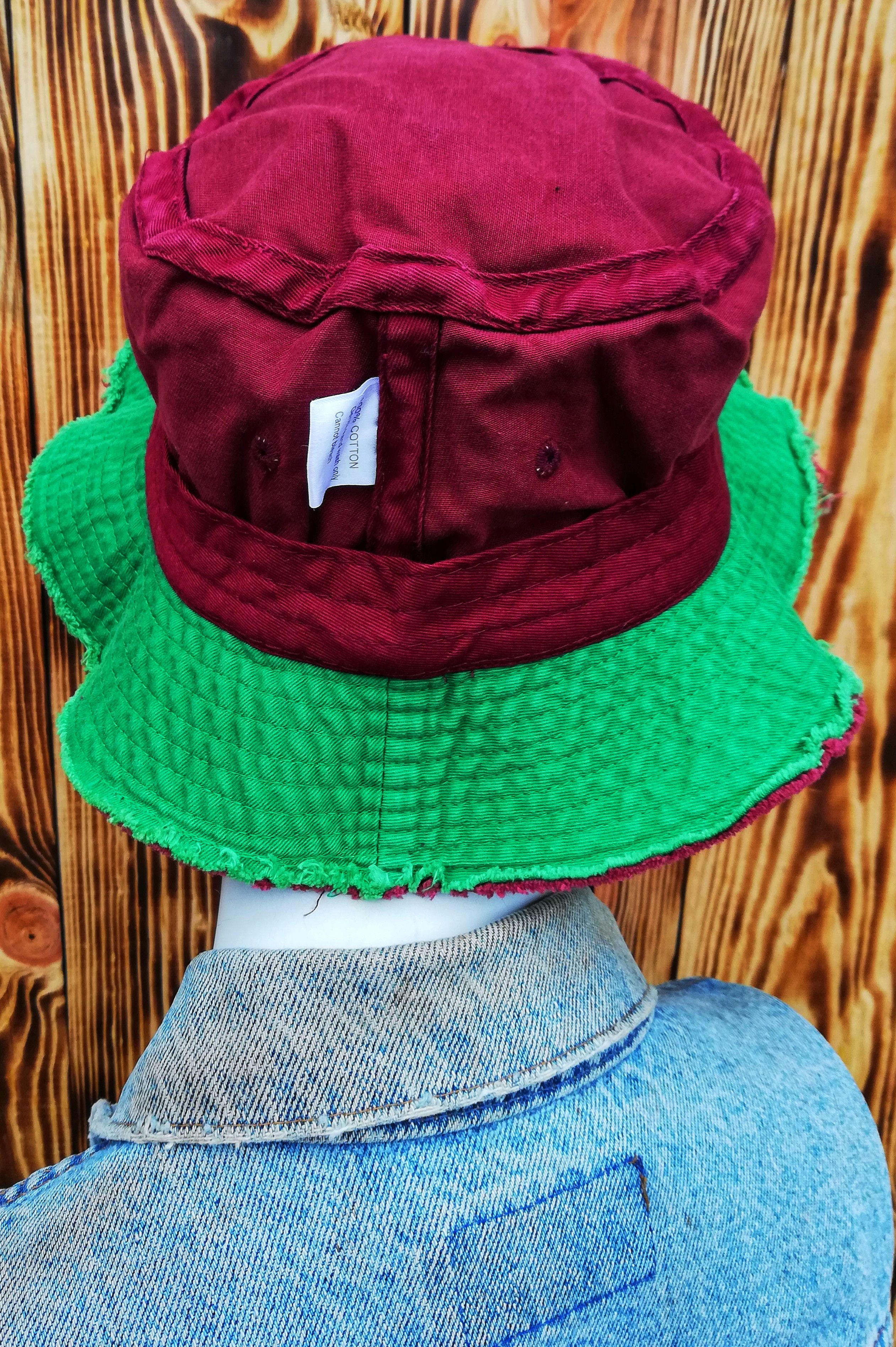 Bench × Japanese Brand 🔥SUMMER SALE Bench Design Distressed Denim Punk Bucket Hat Size ONE SIZE - 11 Thumbnail