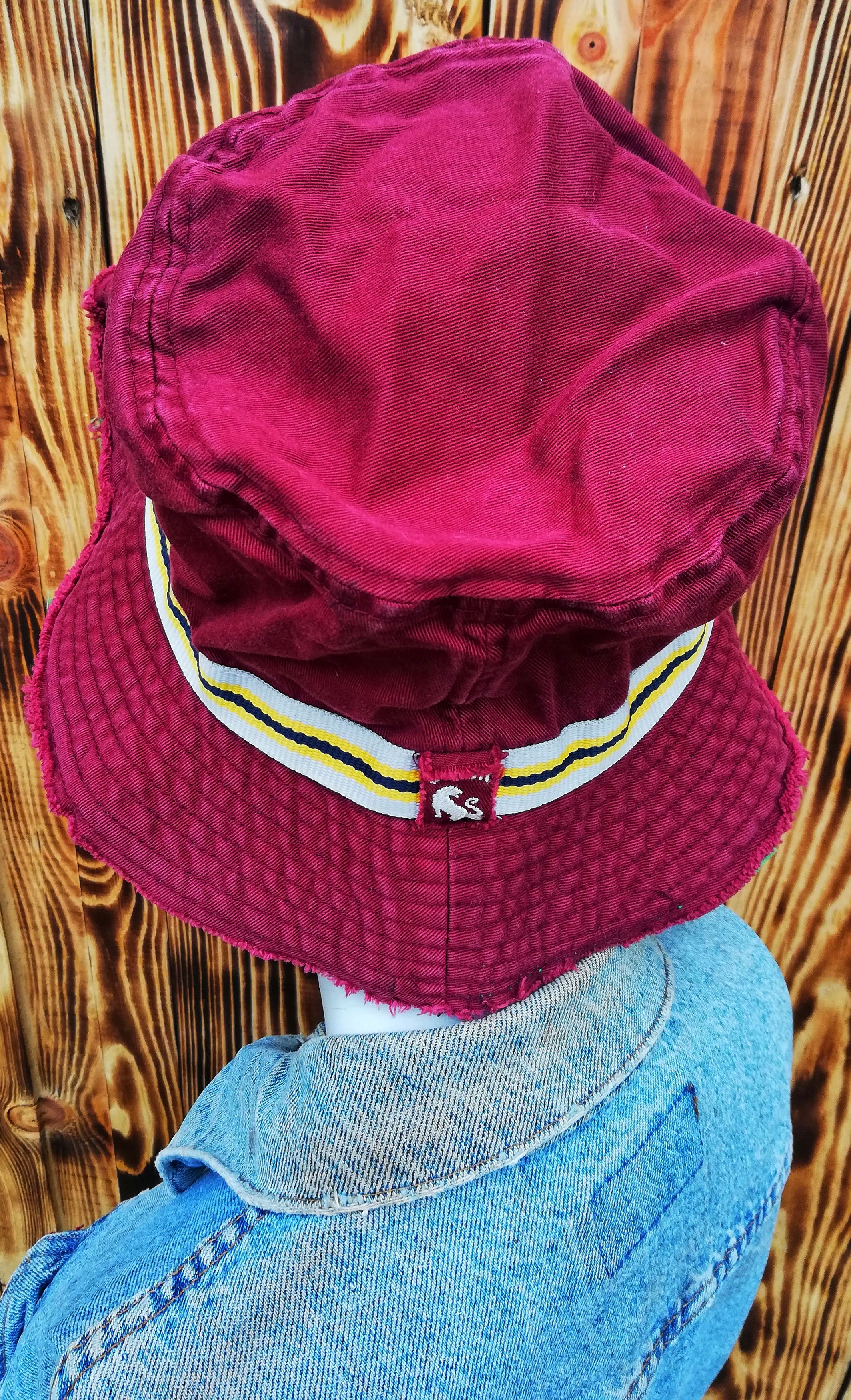 Bench × Japanese Brand 🔥SUMMER SALE Bench Design Distressed Denim Punk Bucket Hat Size ONE SIZE - 5 Thumbnail